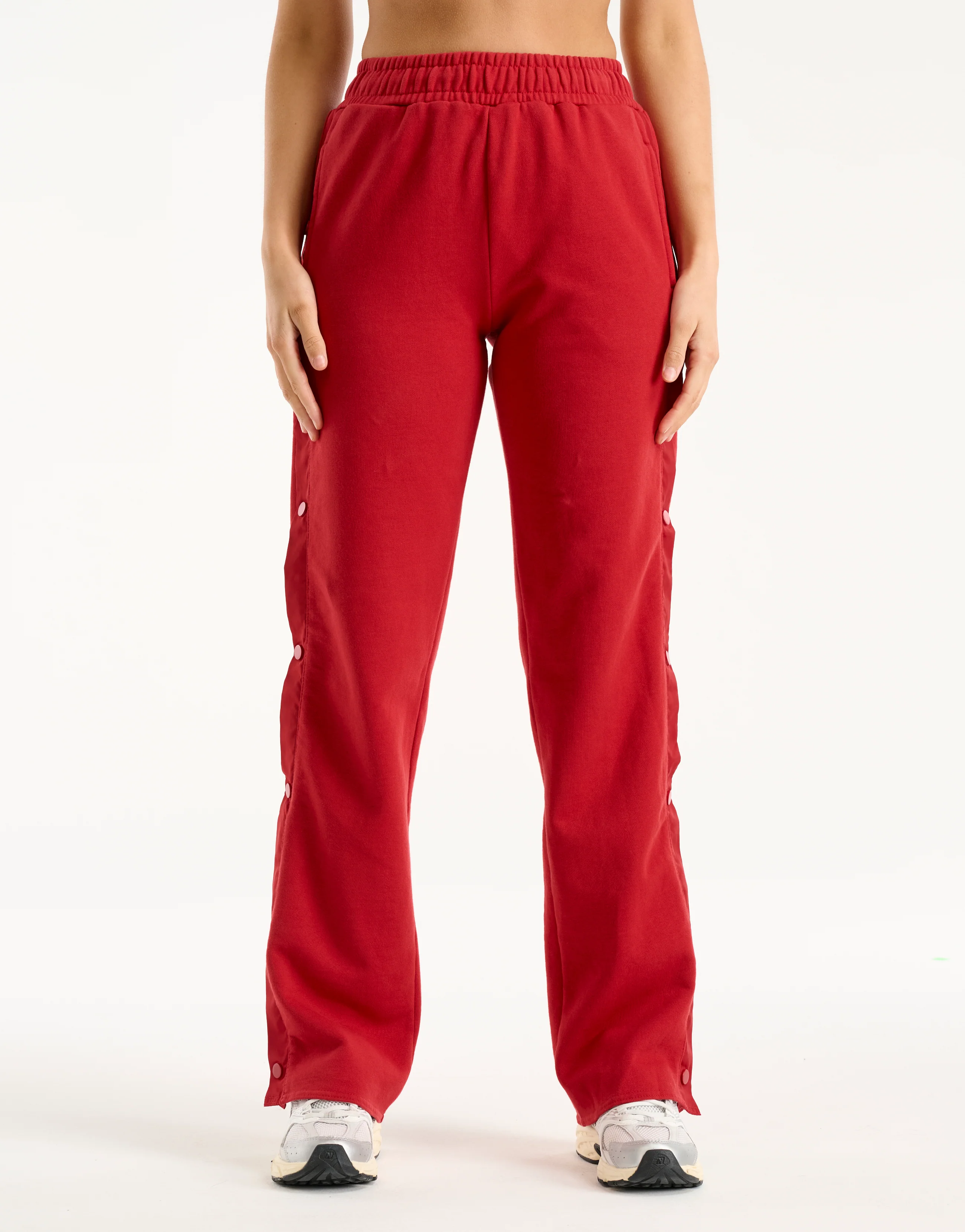 Snap Sweatpants - Red - Image 2