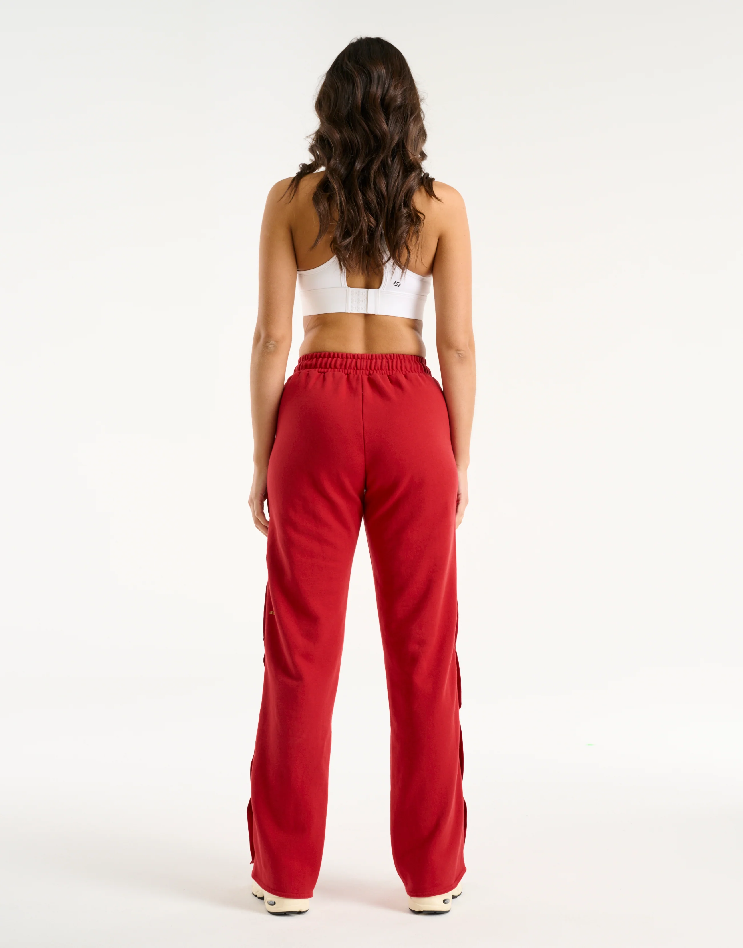 Snap Sweatpants - Red - Image 6