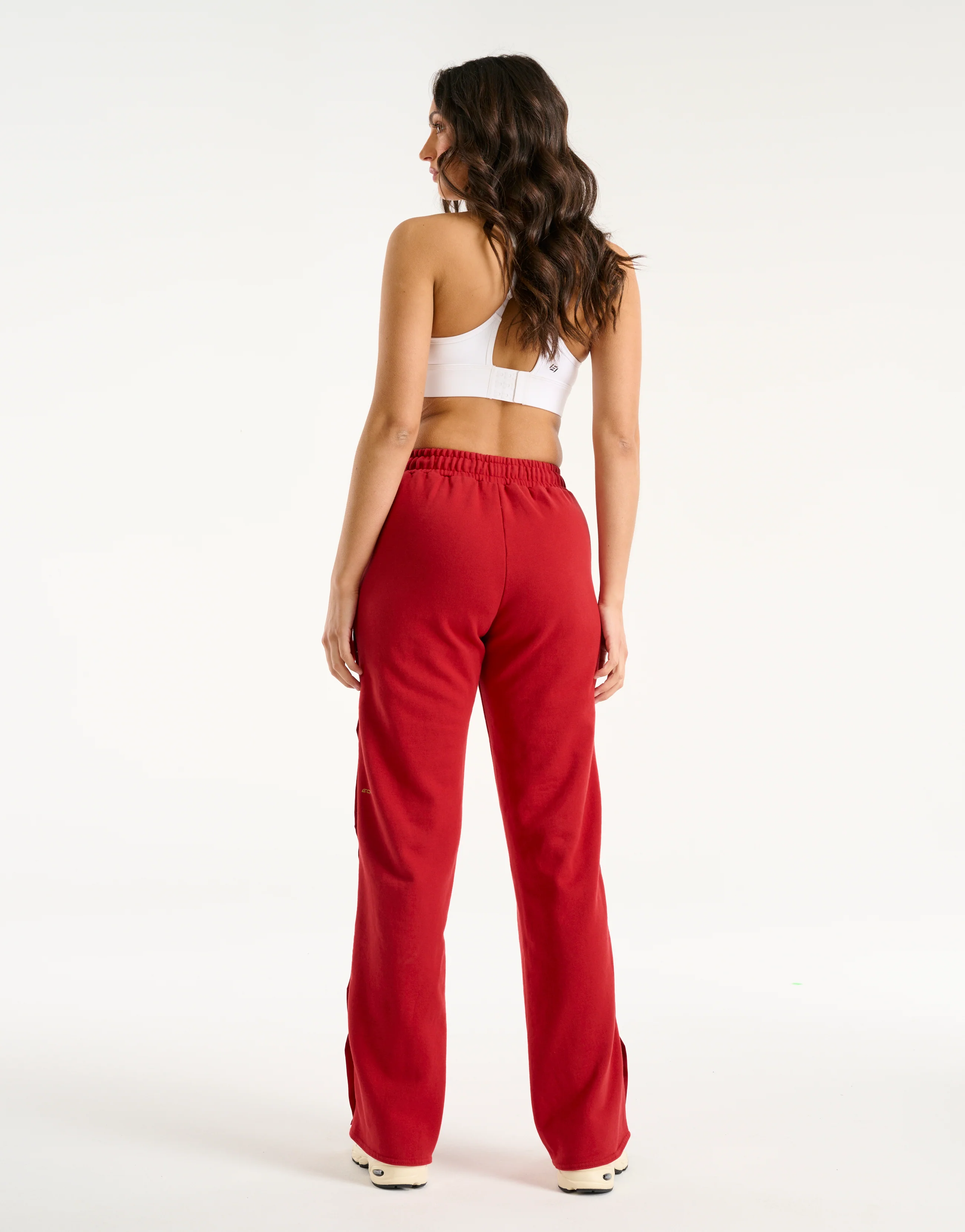 Snap Sweatpants - Red - Image 8