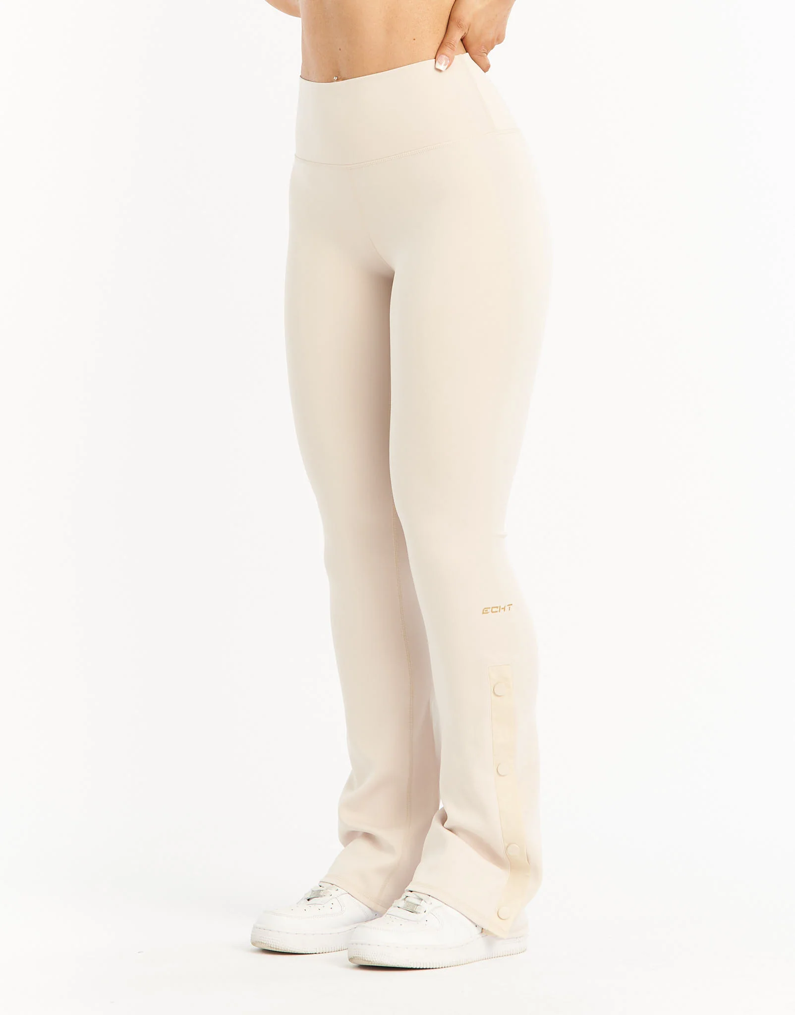 Split Flare Pants - Oatmeal - Image 10