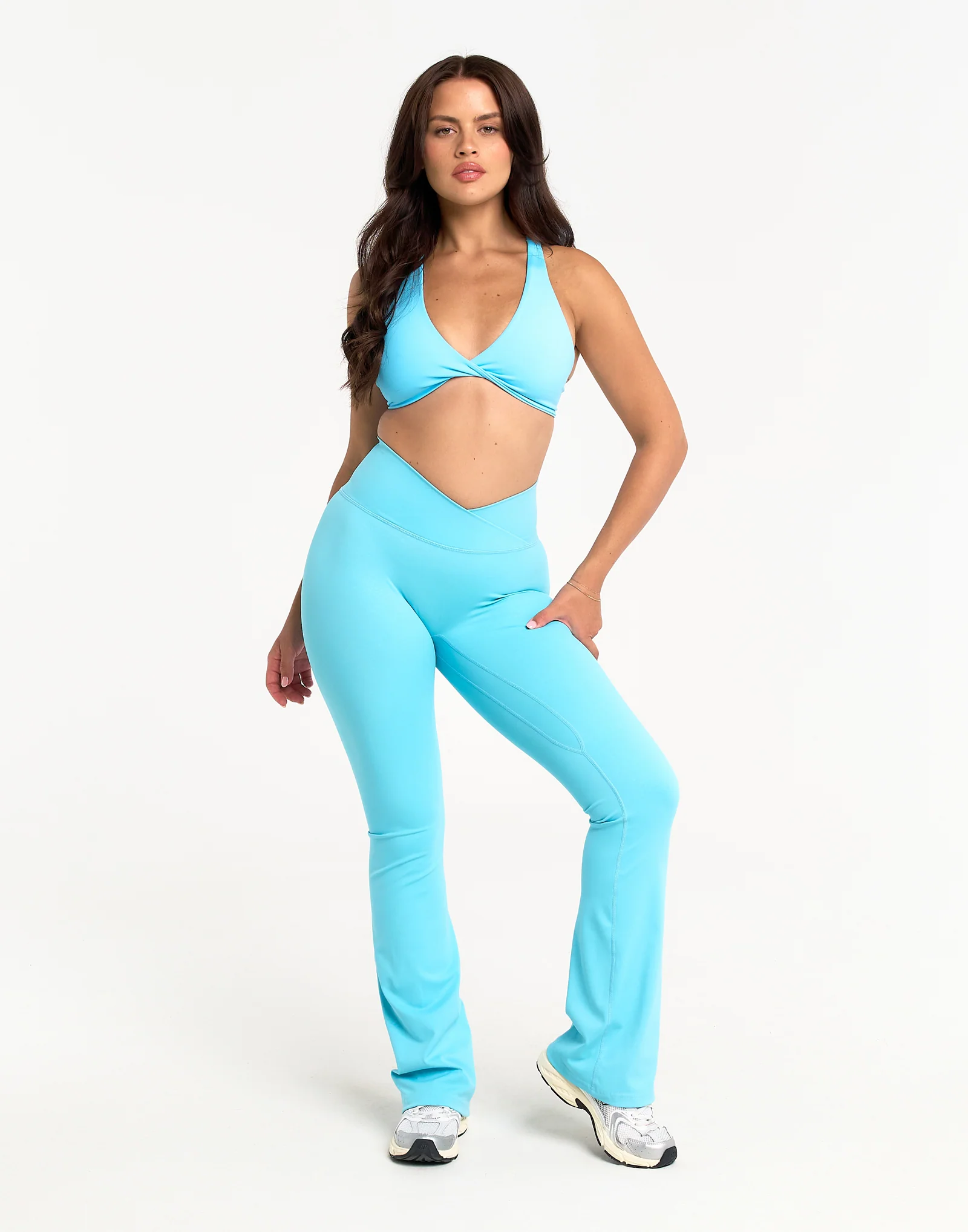 Storm Flare Leggings V2 - Blue - Image 5