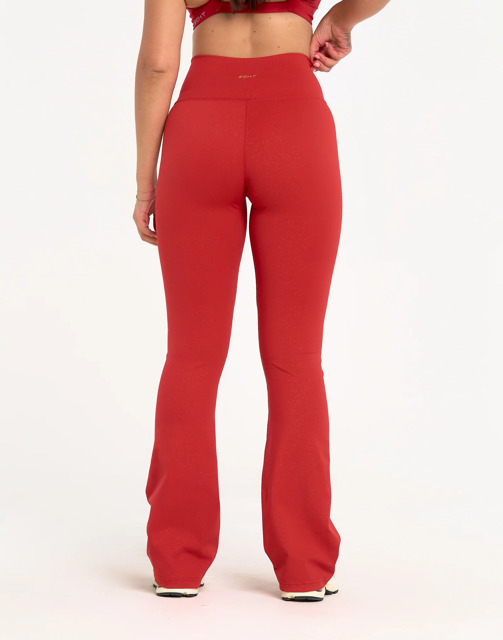 Storm Flare Leggings V2 - Red - Image 3