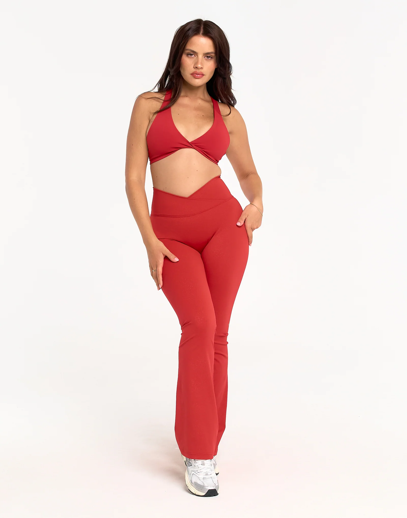 Storm Flare Leggings V2 - Red - Image 6