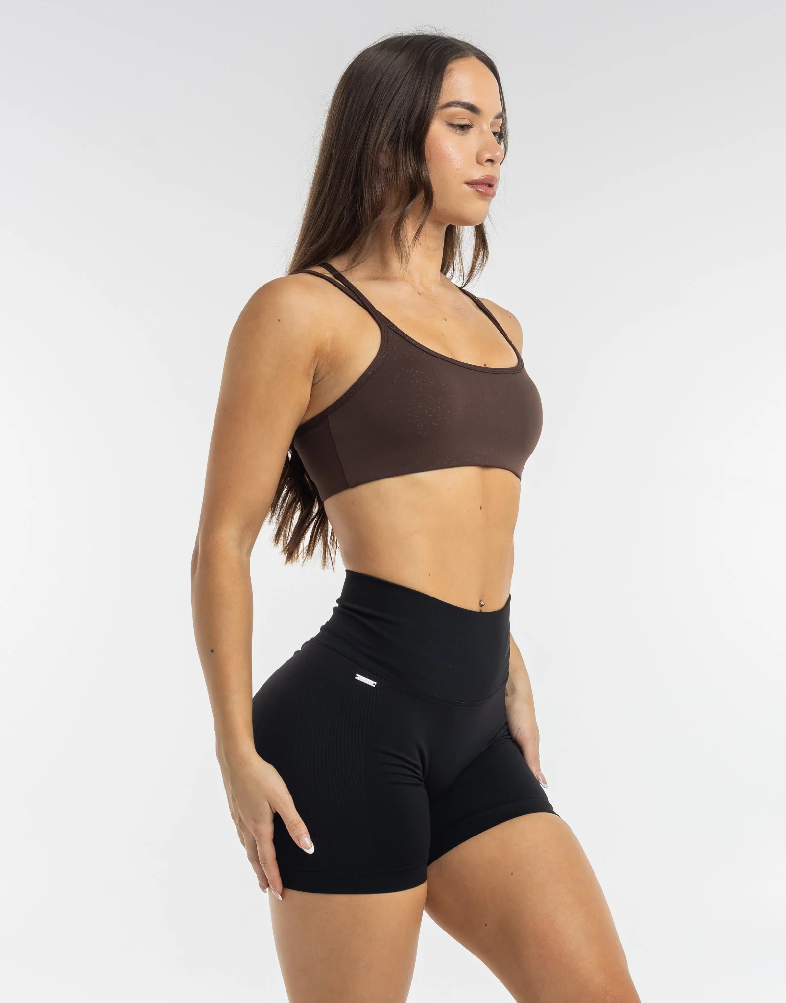 Storm Sports Bra - Fudge Brown - Image 11