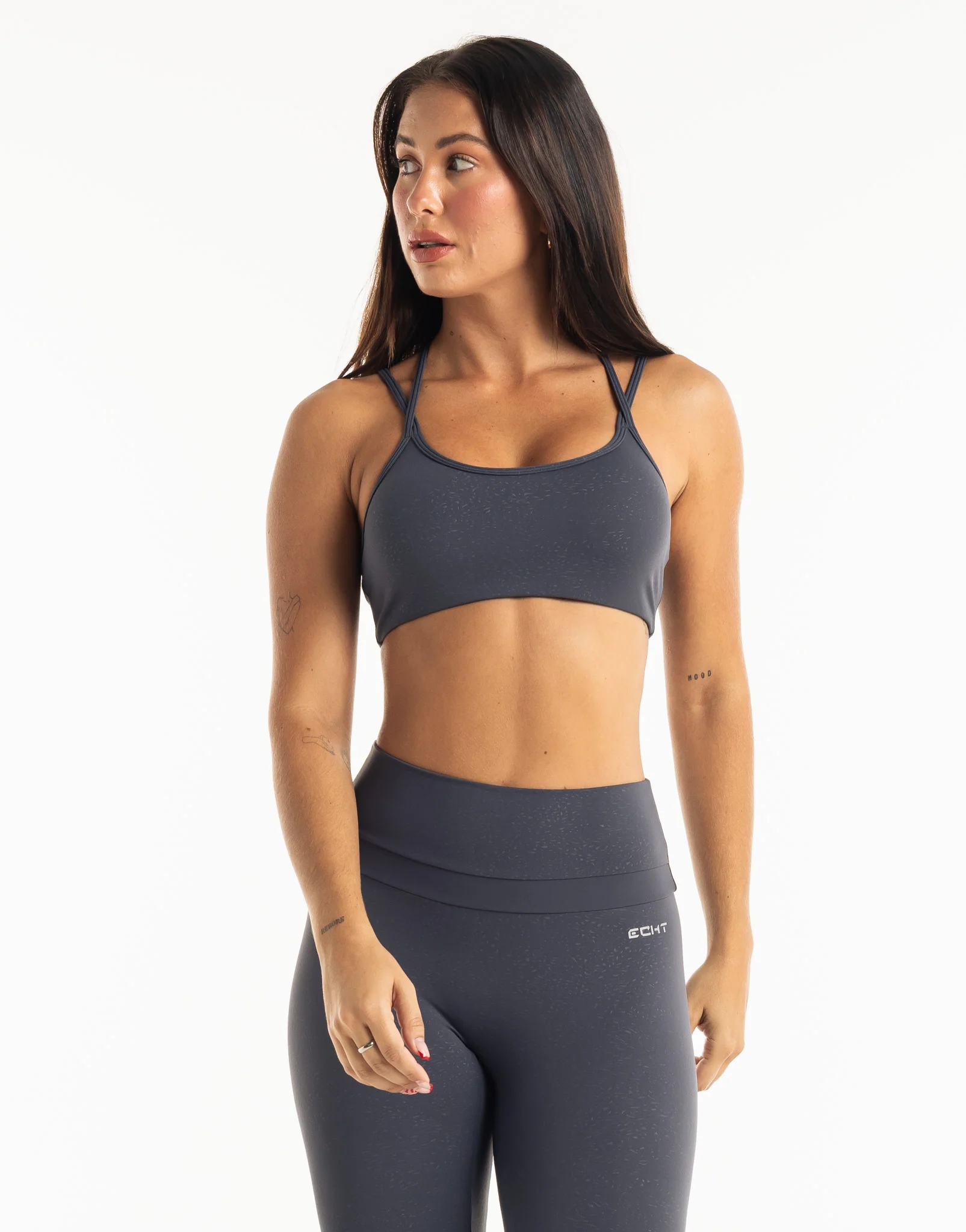 Storm Sports Bra - Smoke Grey - Image 10