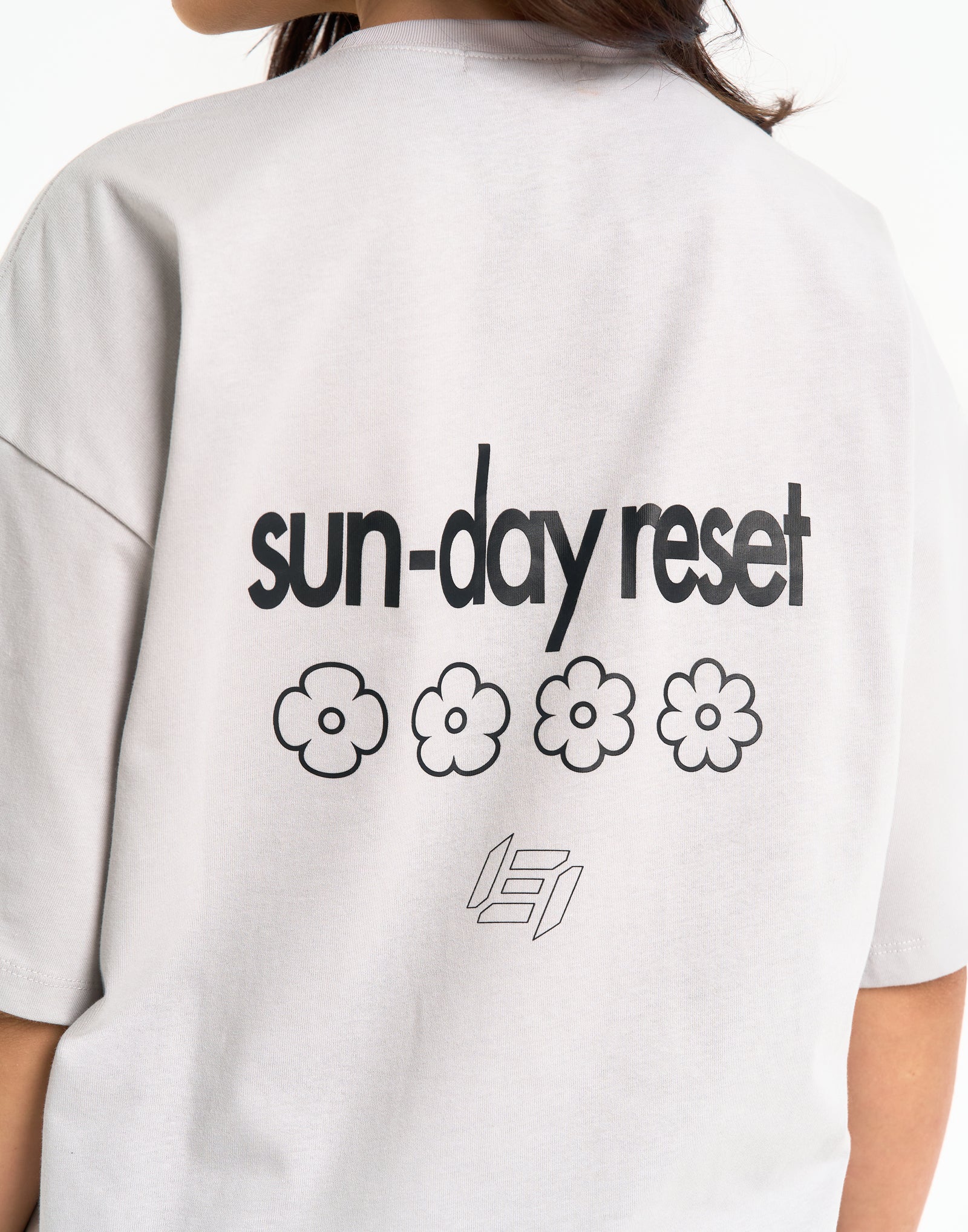 Sunday Reset Tee - Micro Grey - Image 6