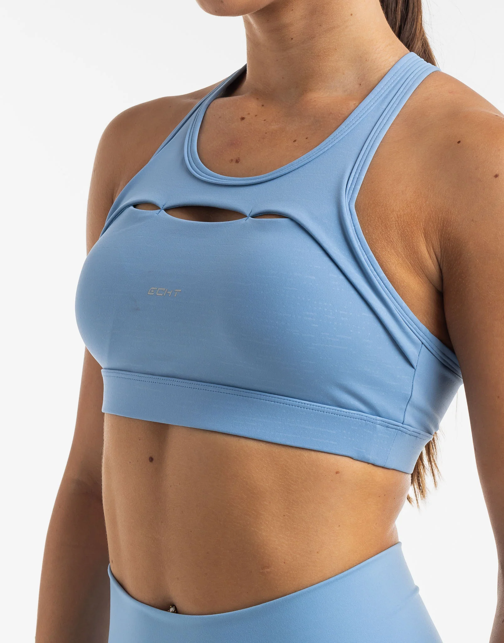 Tempo Sports Bra - Process Blue - Image 8