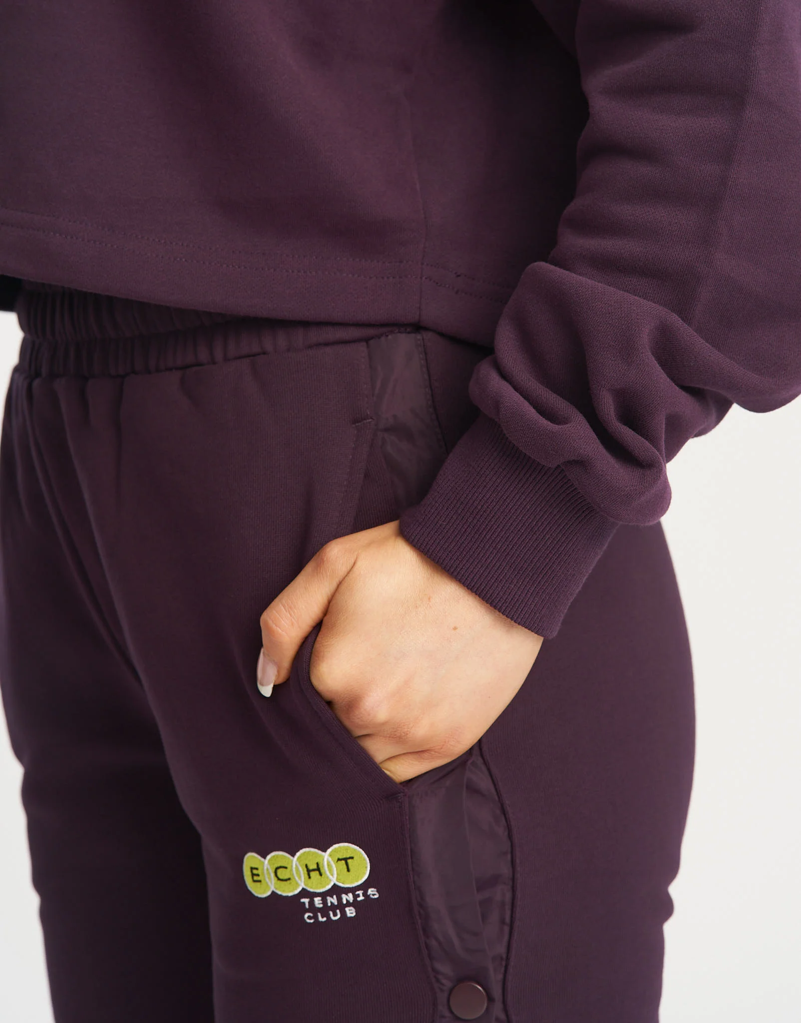 Tennis Polo Pullover - Purple - Image 8