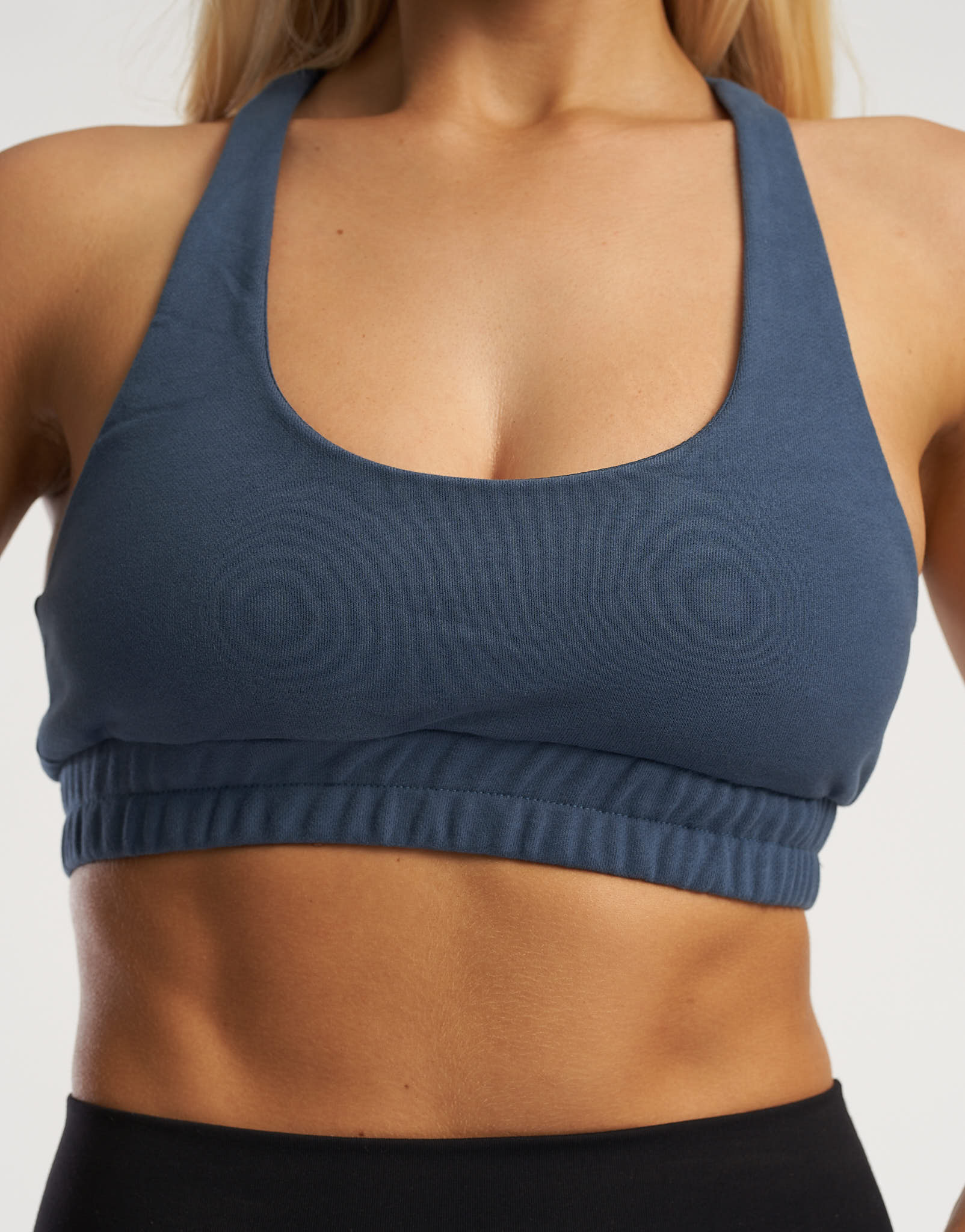 Tennis Sweat Sports Bra - Blue - Image 5
