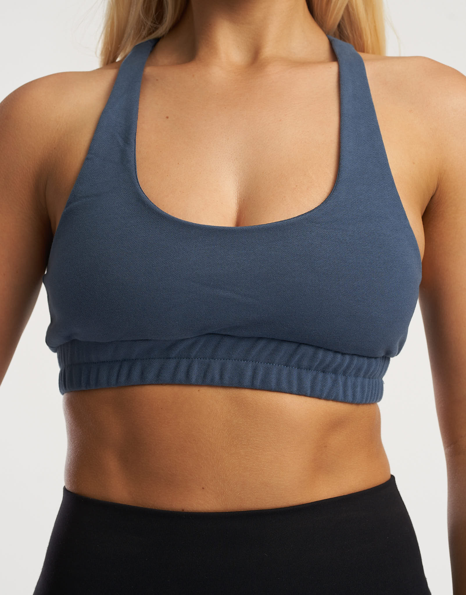 Tennis Sweat Sports Bra - Blue - Image 7