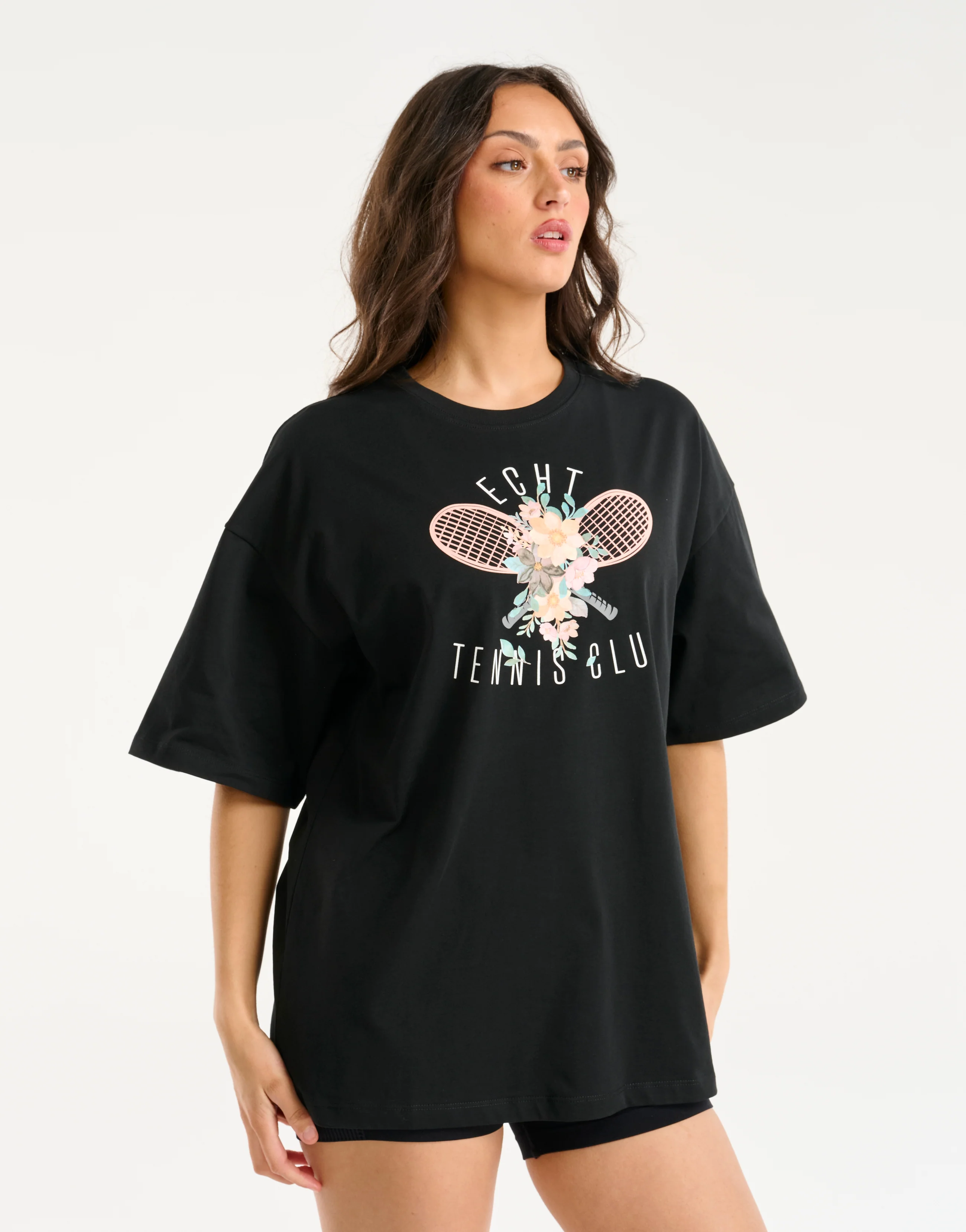 Tennis Tee - Black - Image 10