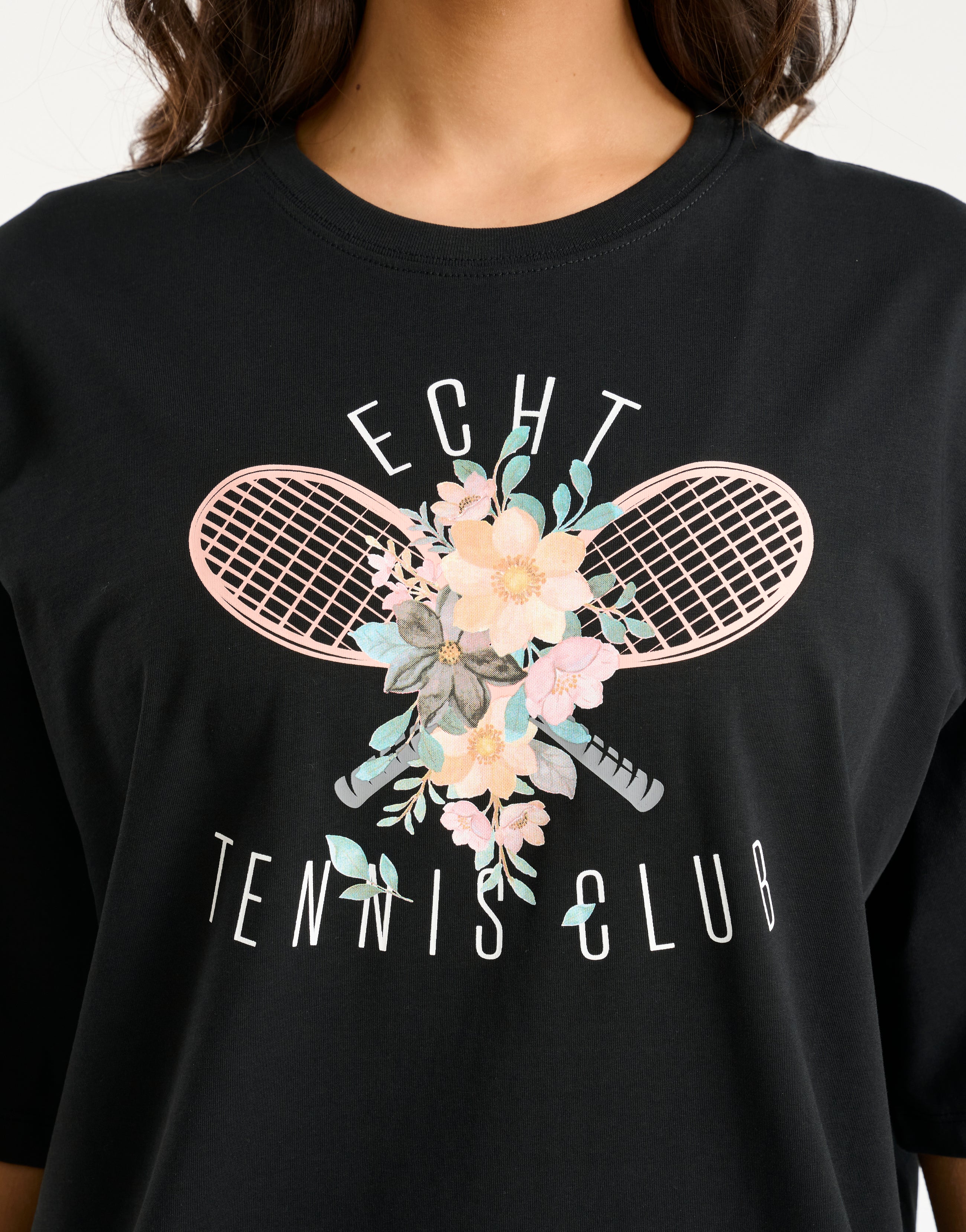 Tennis Tee - Black - Image 8