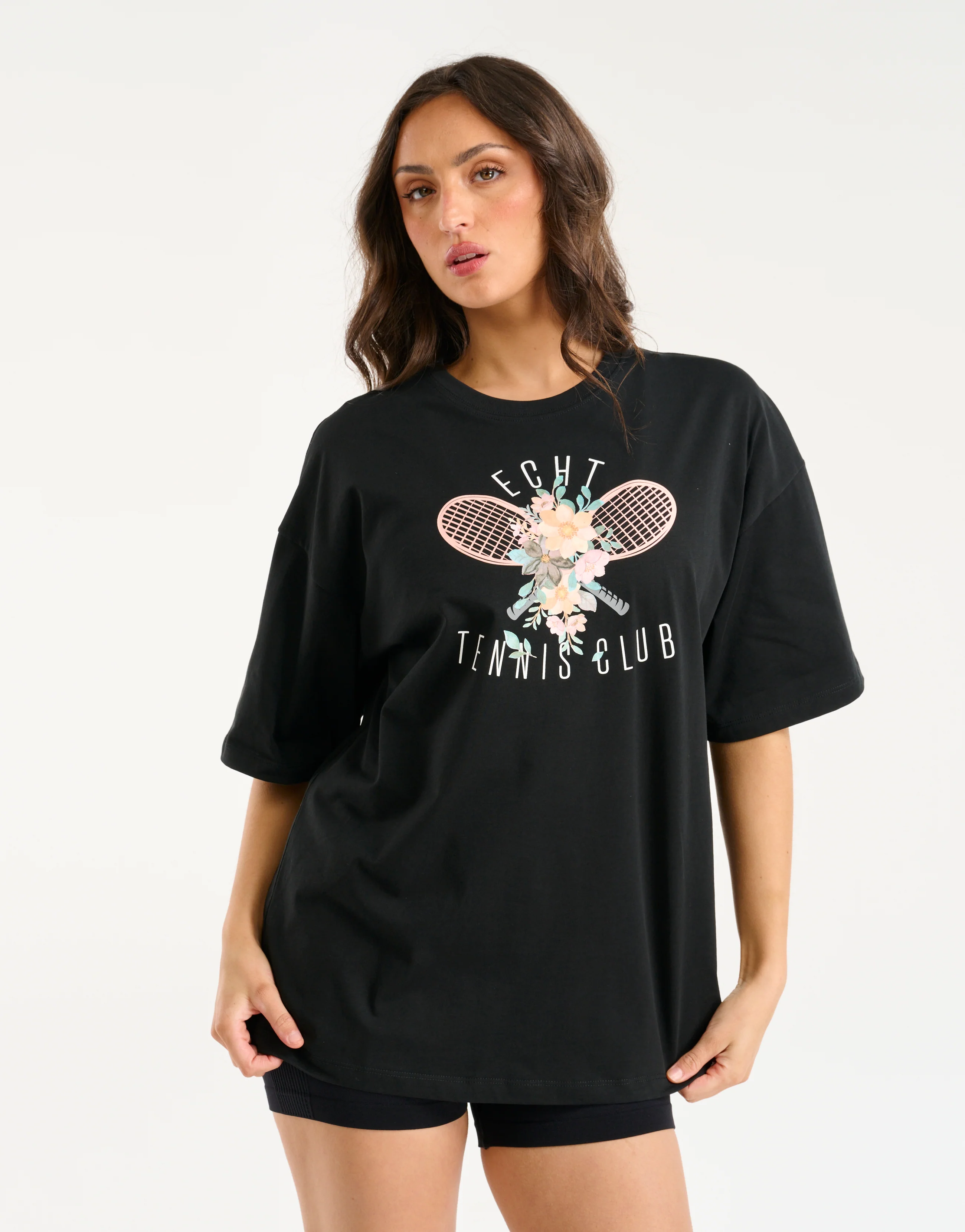 Tennis Tee - Black - Image 9