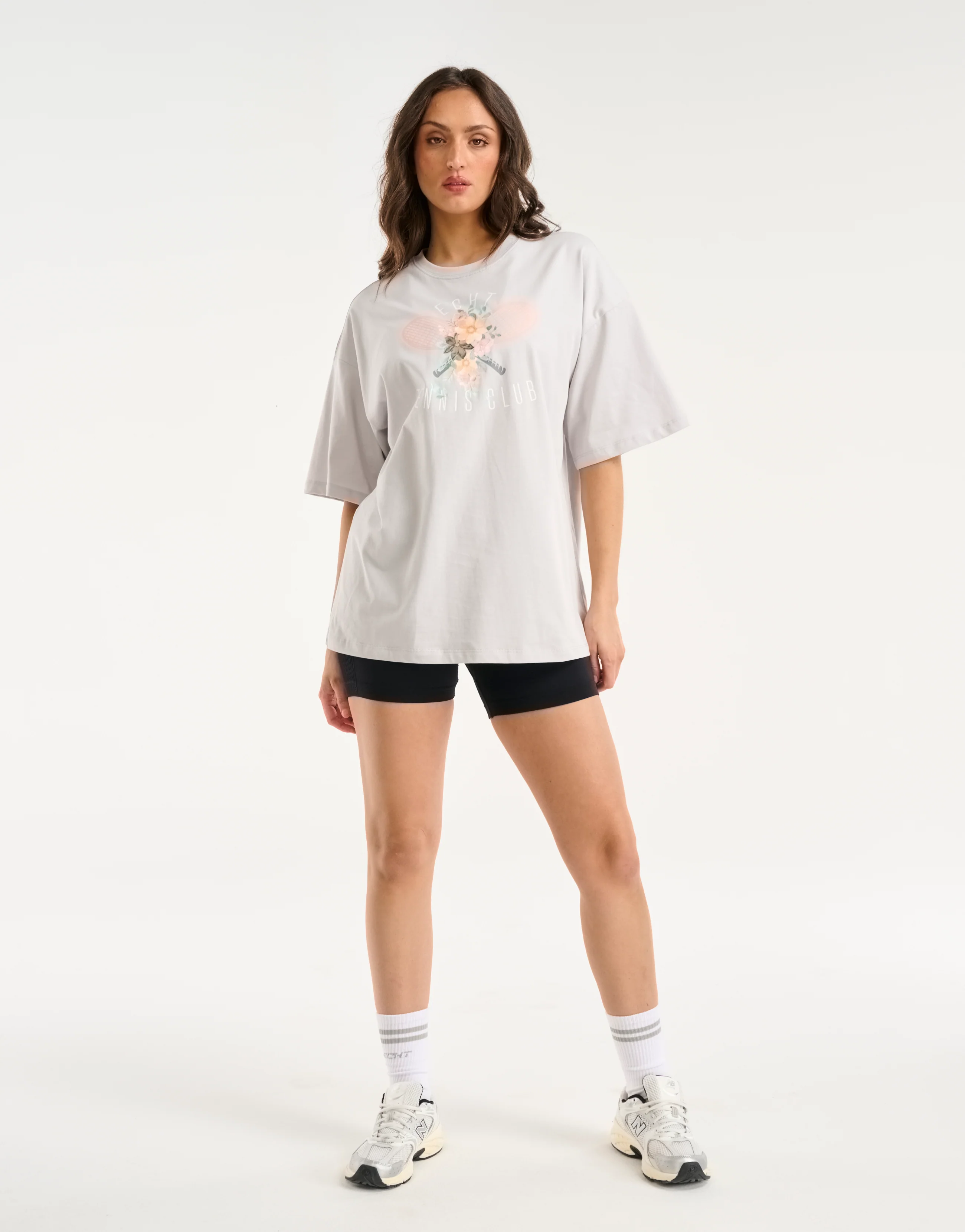 Tennis Tee - Grey - Image 2