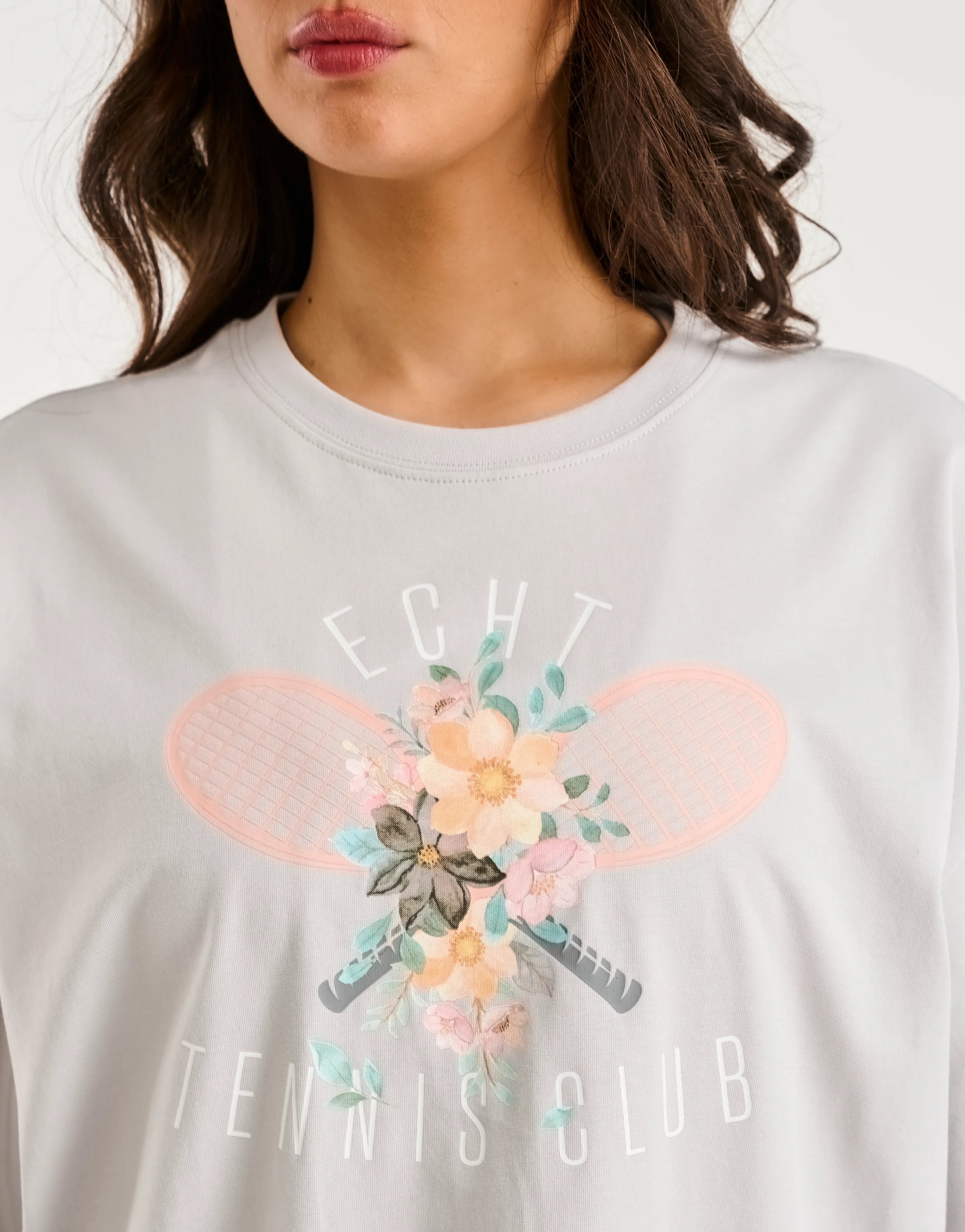 Tennis Tee - Grey - Image 4