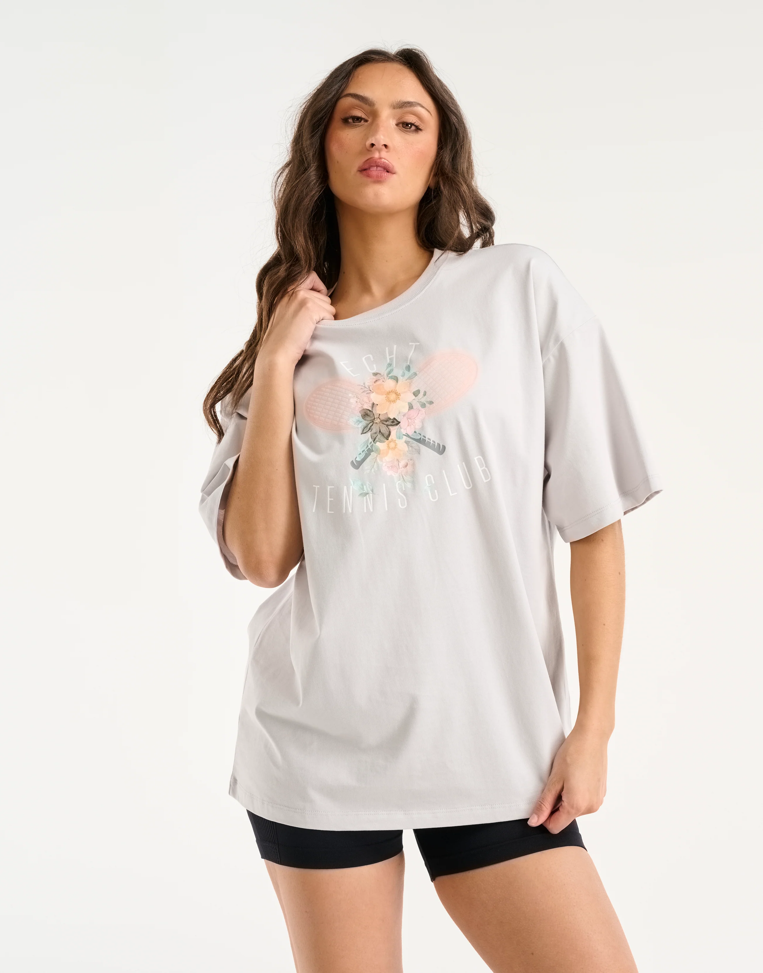 Tennis Tee - Grey - Image 7