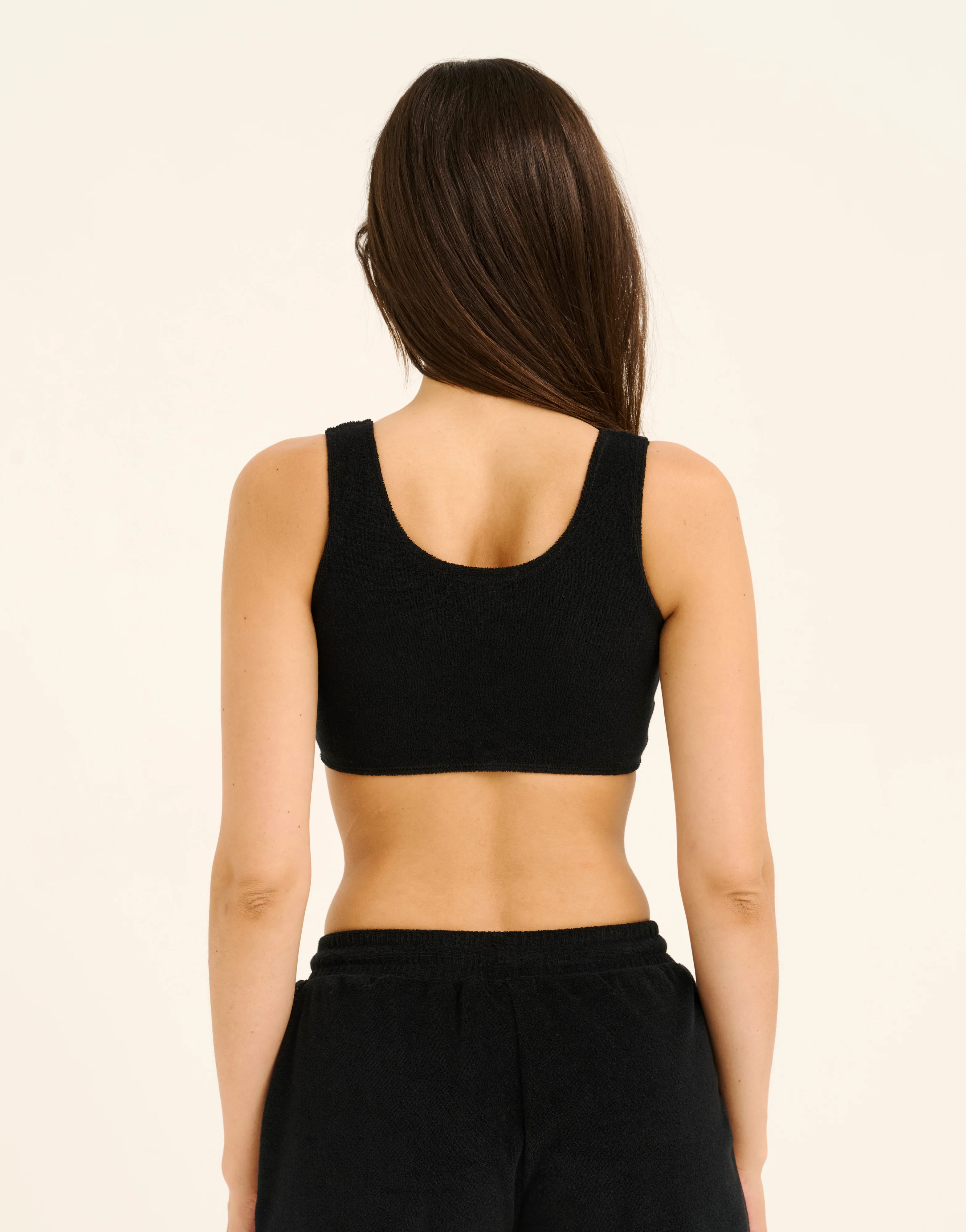 Terry Bra - Black - Image 11