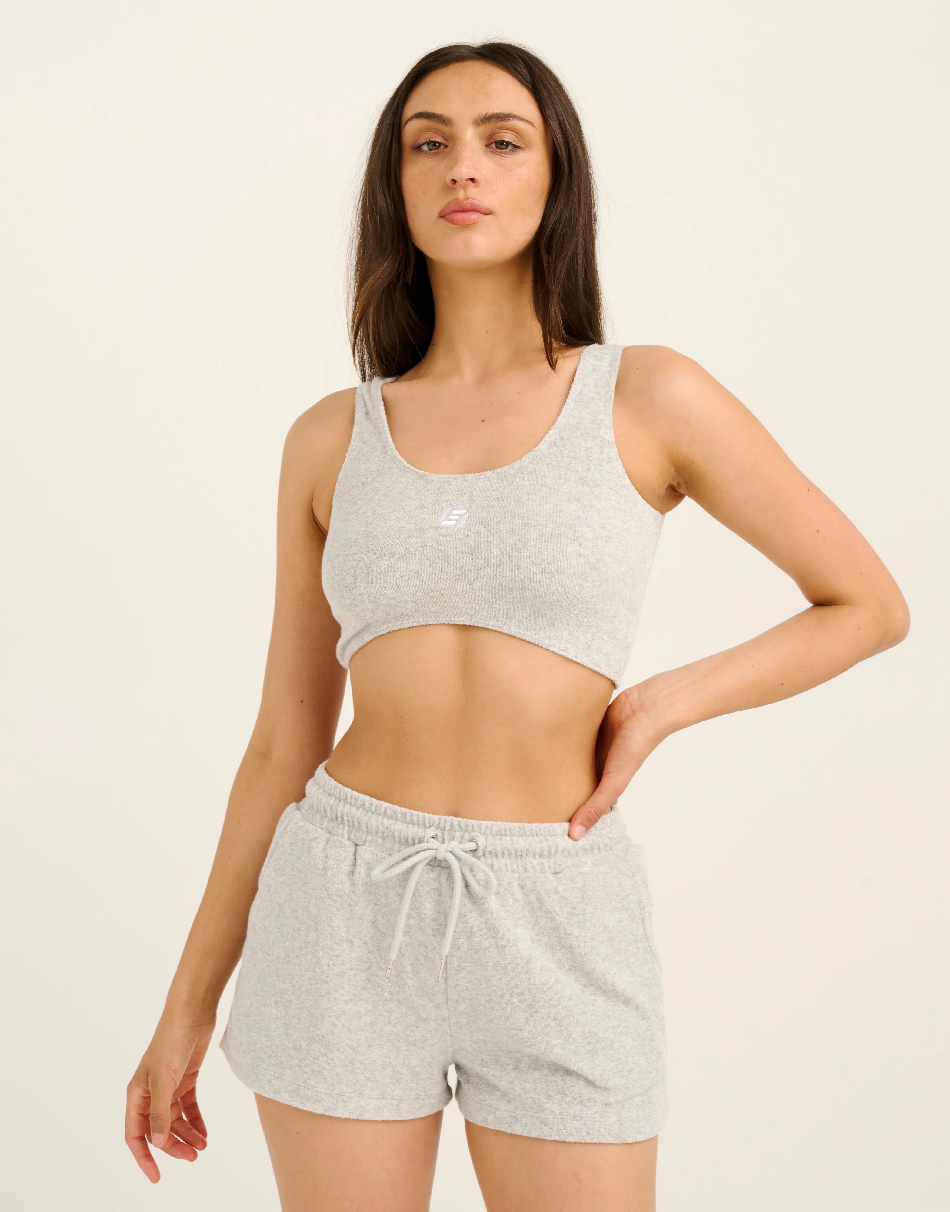 Terry Bra - Grey Marle - Image 8