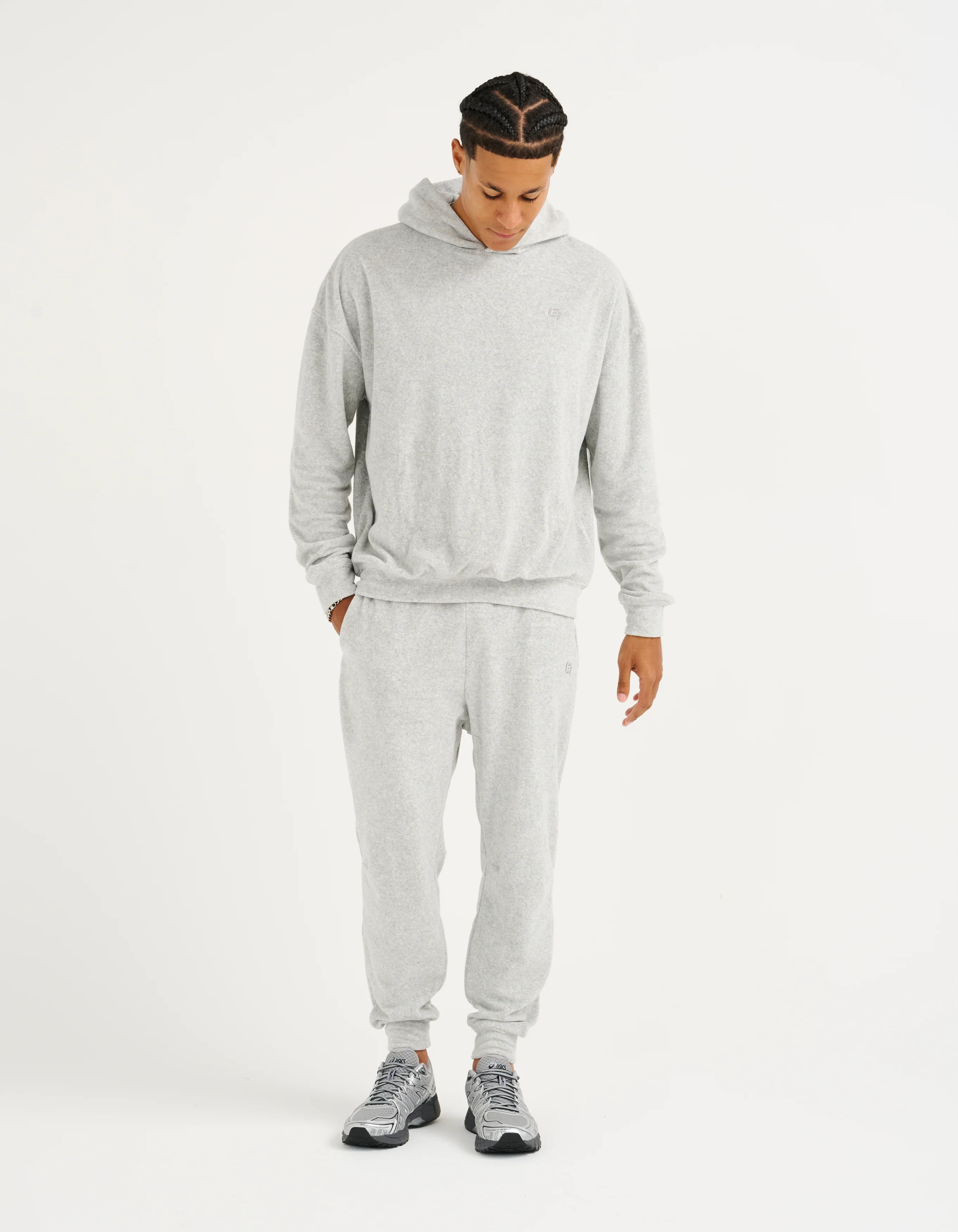 Terry Hoodie - Grey Marle - Image 10