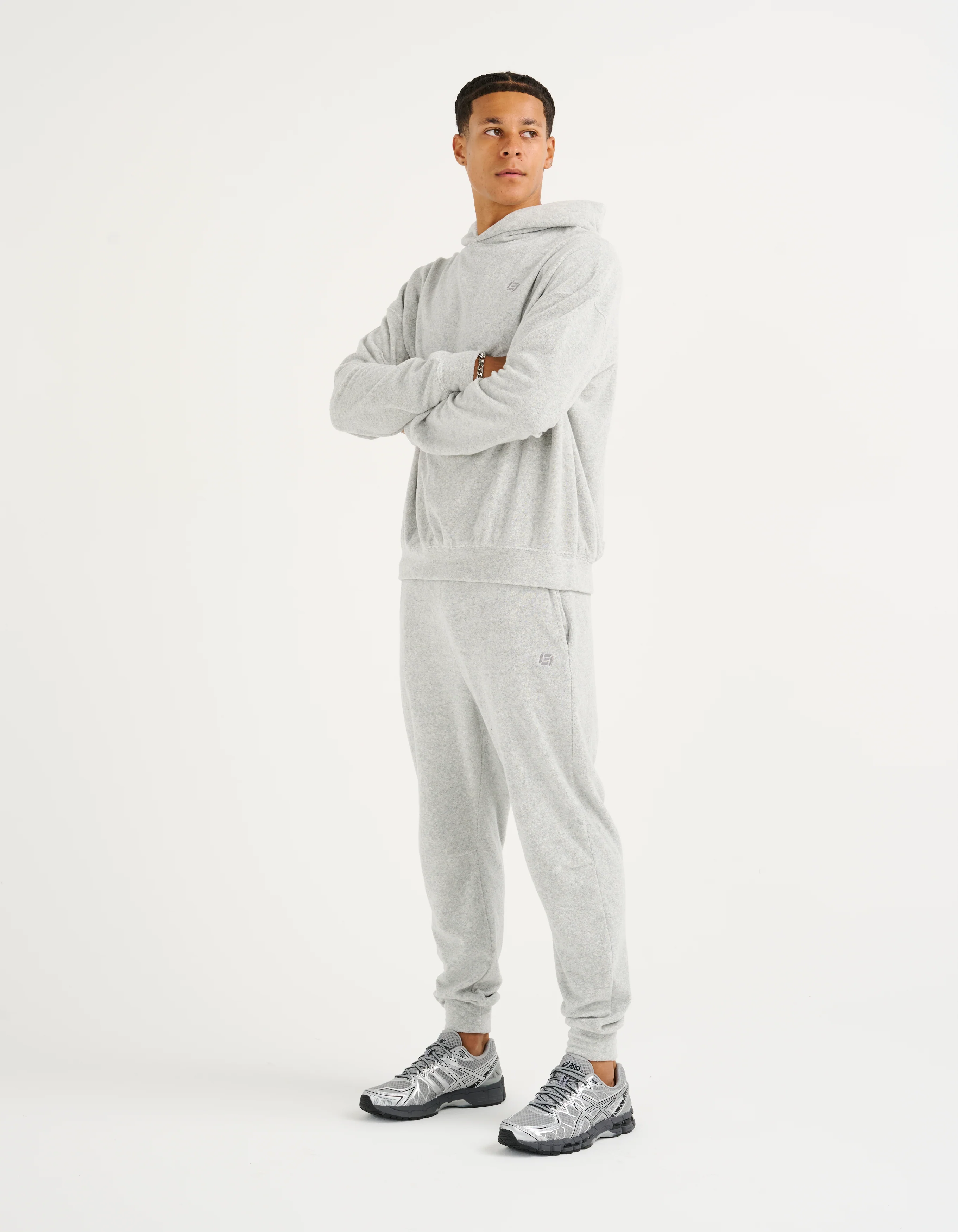 Terry Hoodie - Grey Marle - Image 12
