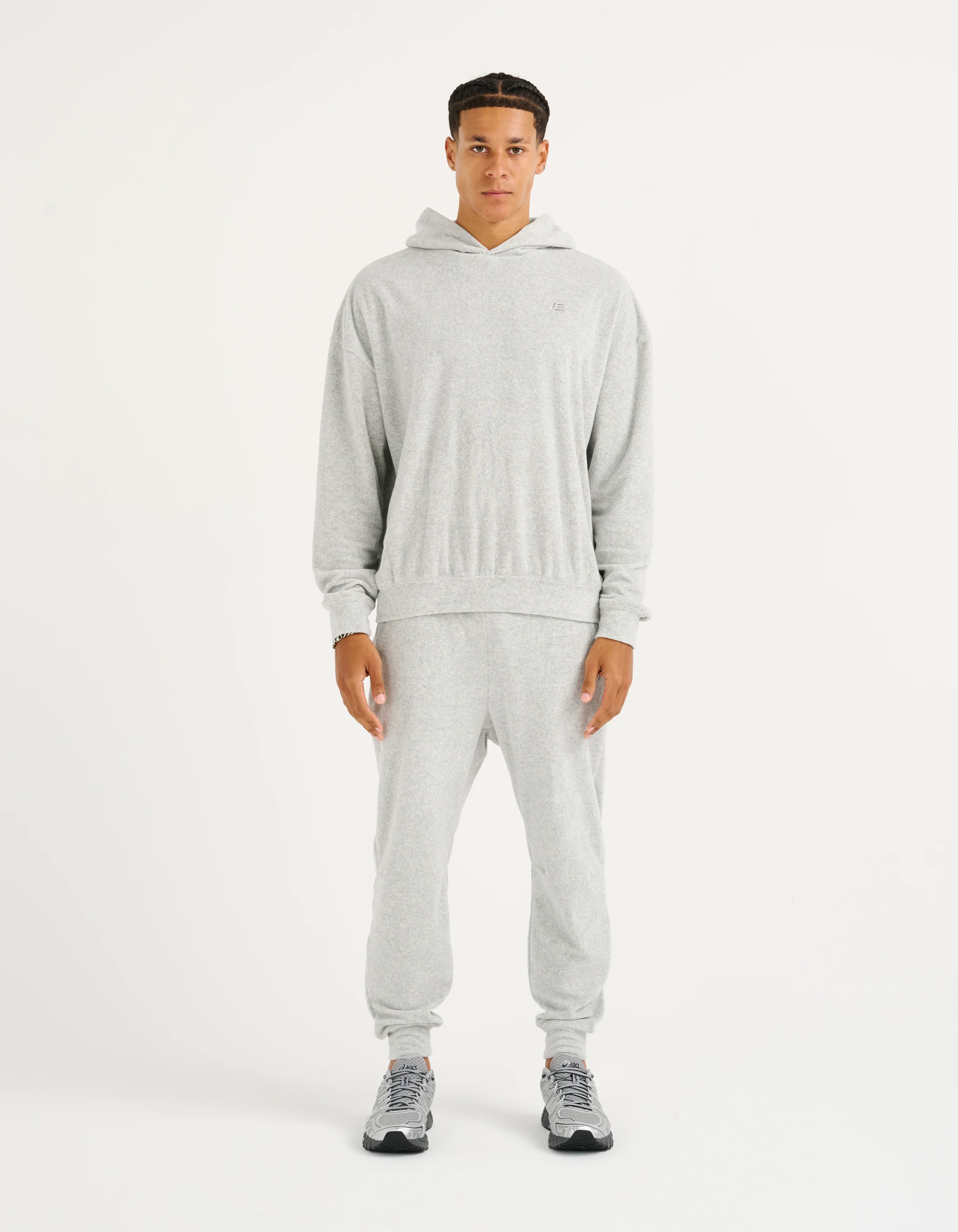 Terry Hoodie - Grey Marle - Image 5