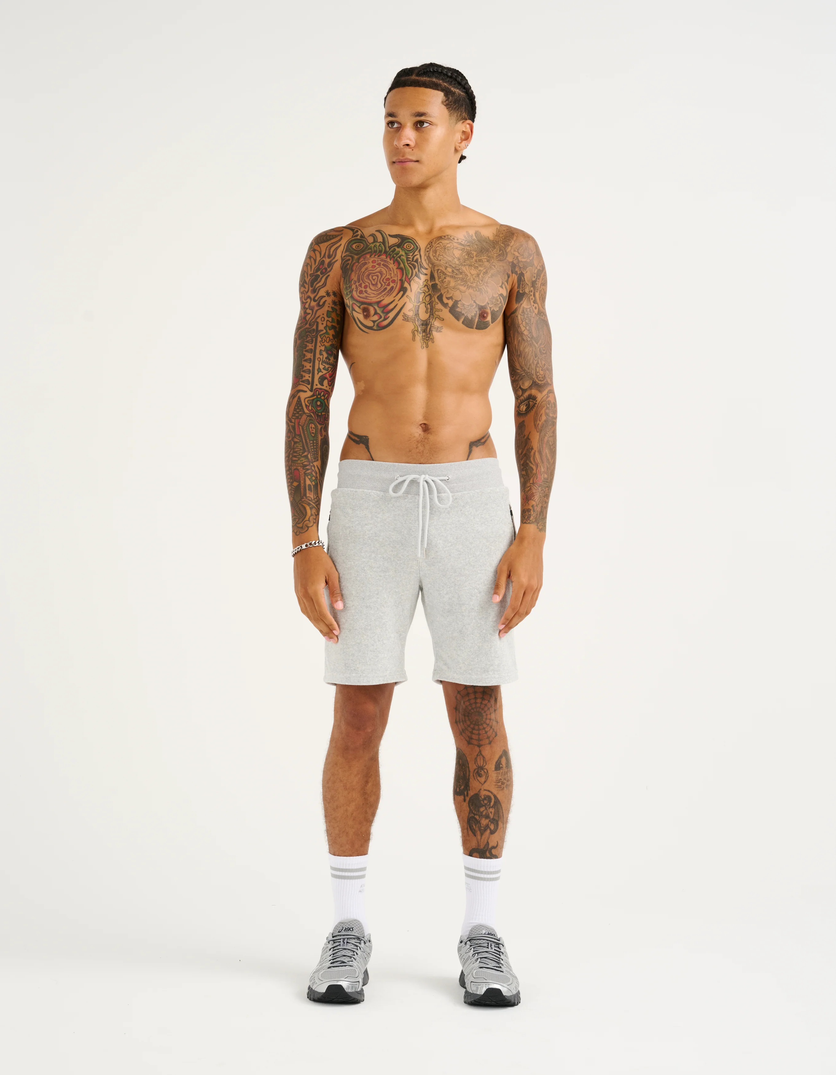 Terry Shorts - Grey Marle - Image 11