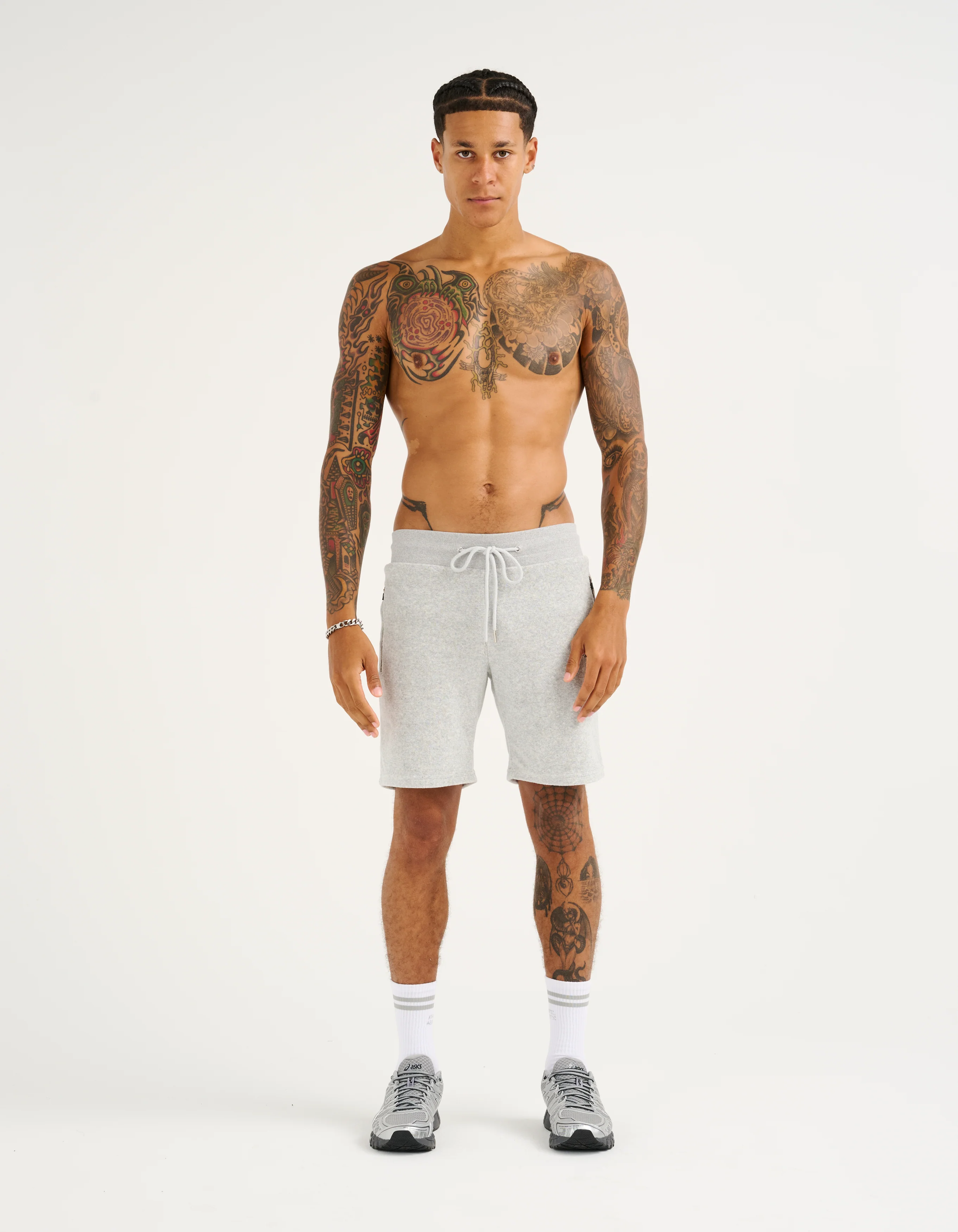 Terry Shorts - Grey Marle - Image 12