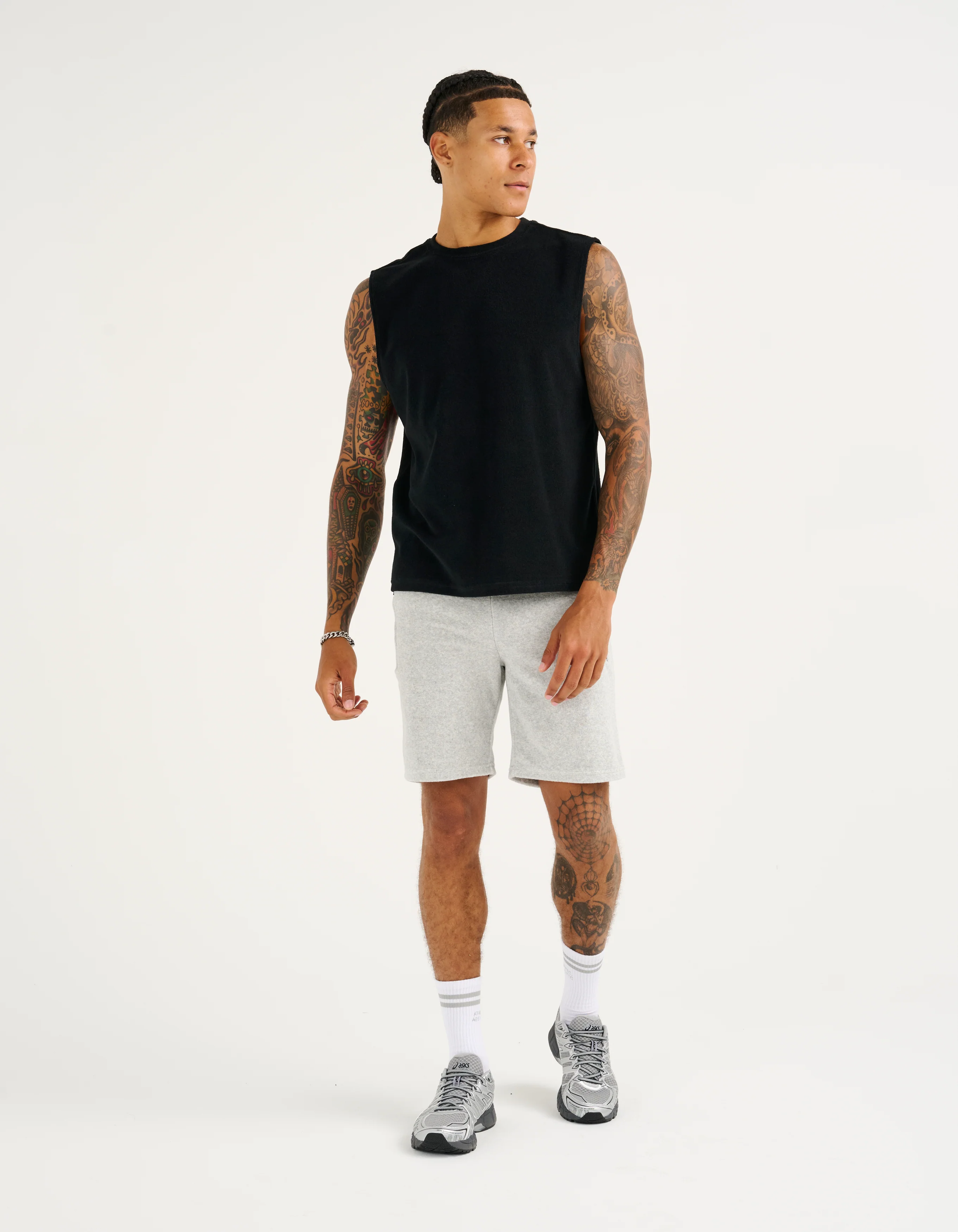 Terry Shorts - Grey Marle - Image 13