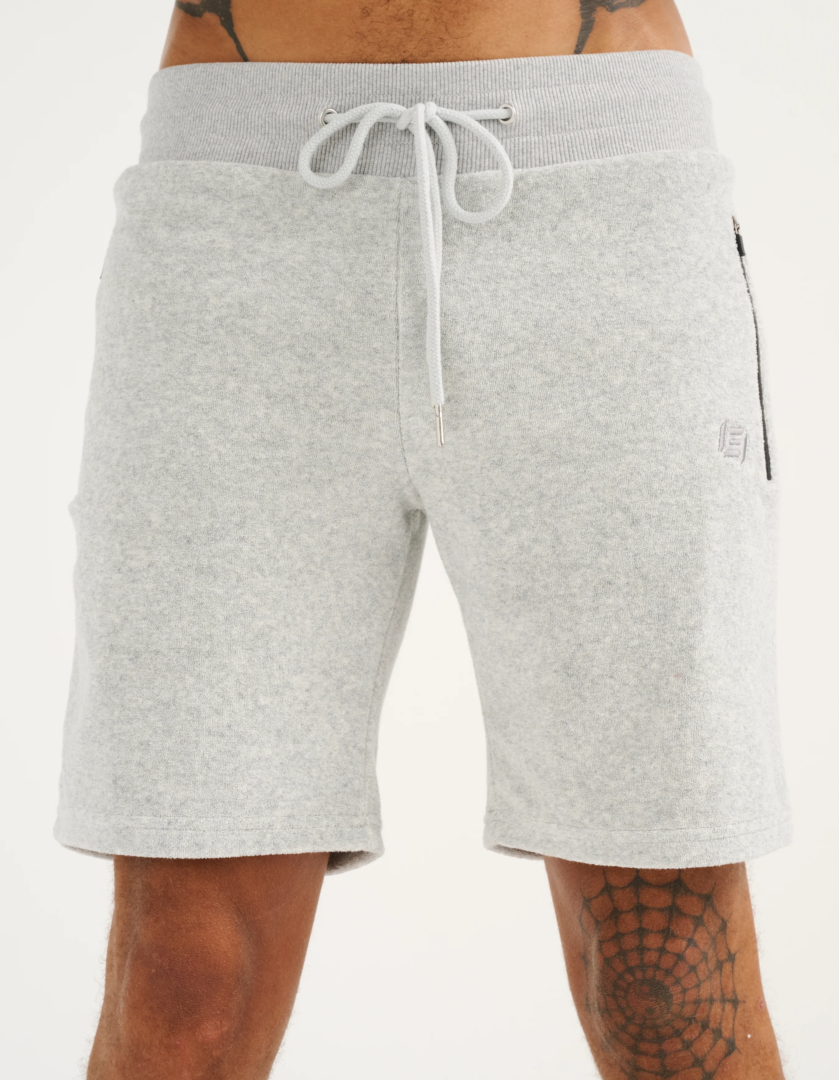 Terry Shorts - Grey Marle - Image 3