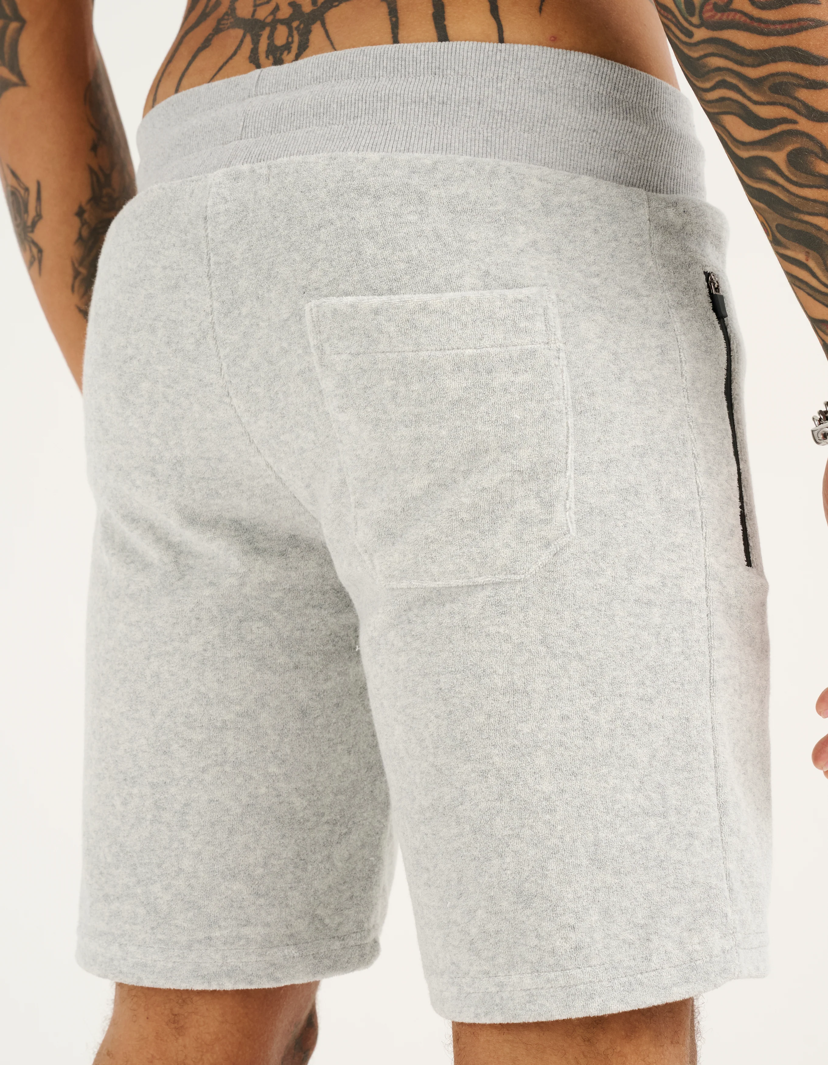 Terry Shorts - Grey Marle - Image 4