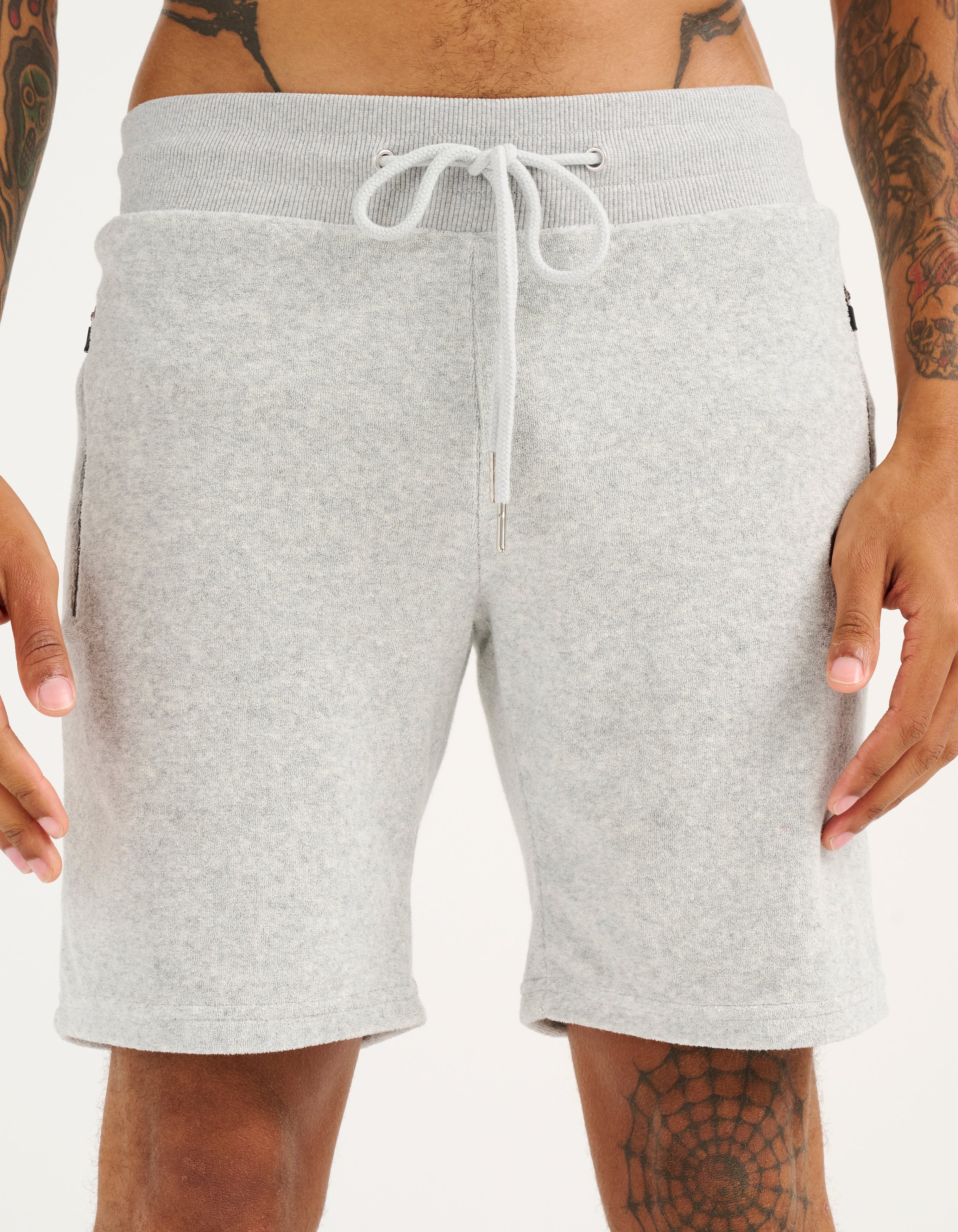 Terry Shorts - Grey Marle - Image 6