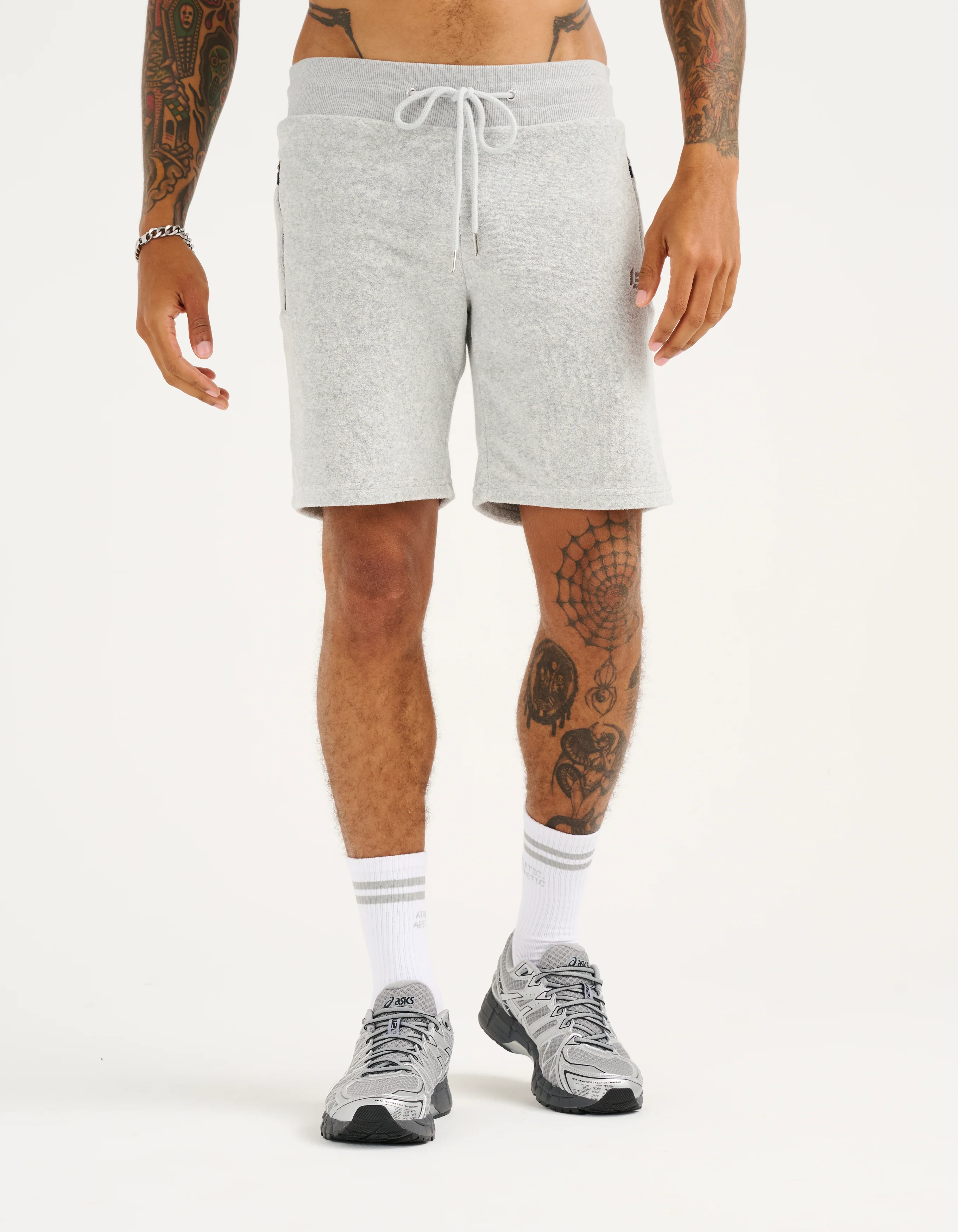 Terry Shorts - Grey Marle - Image 7