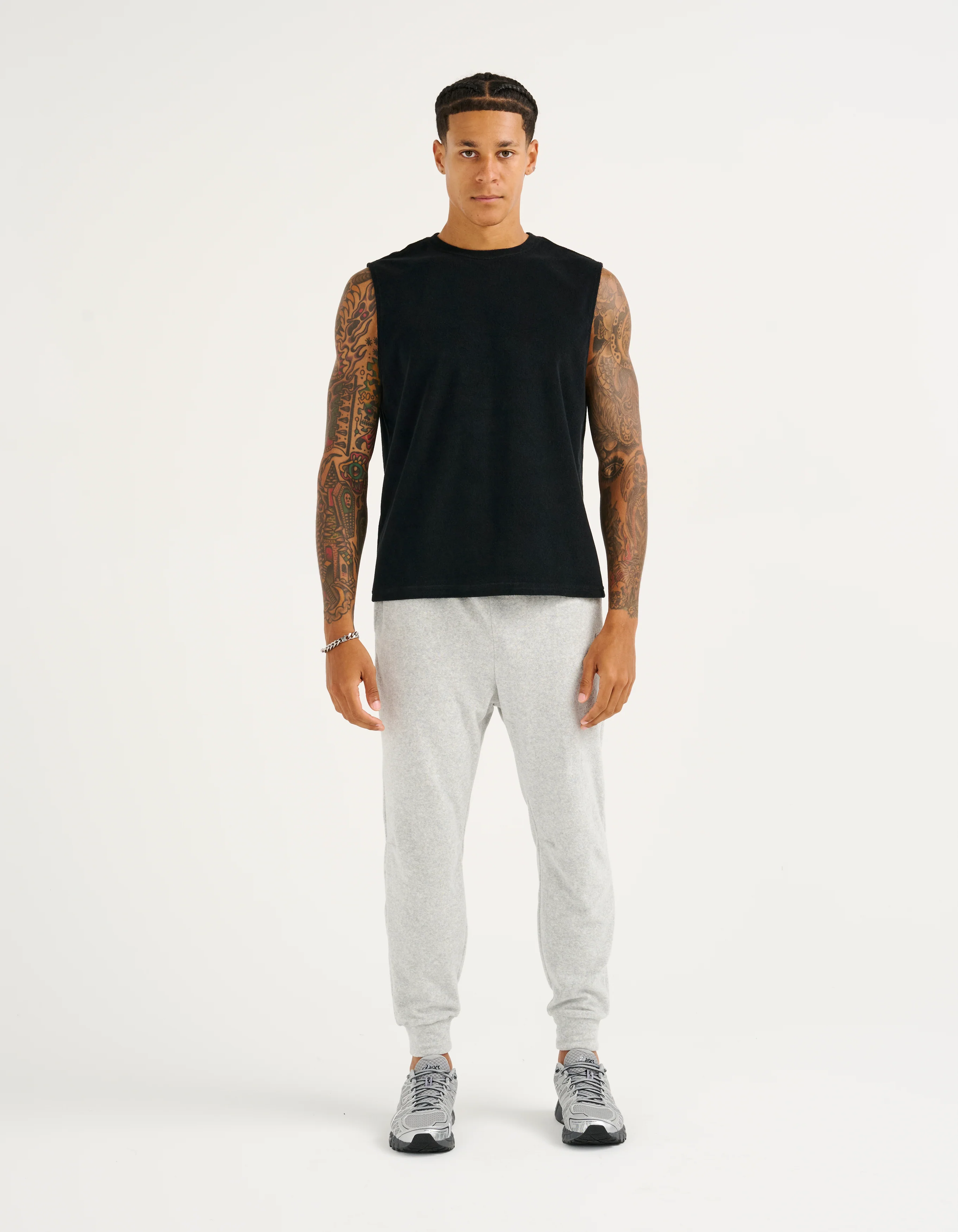 Terry Singlet - Black - Image 5