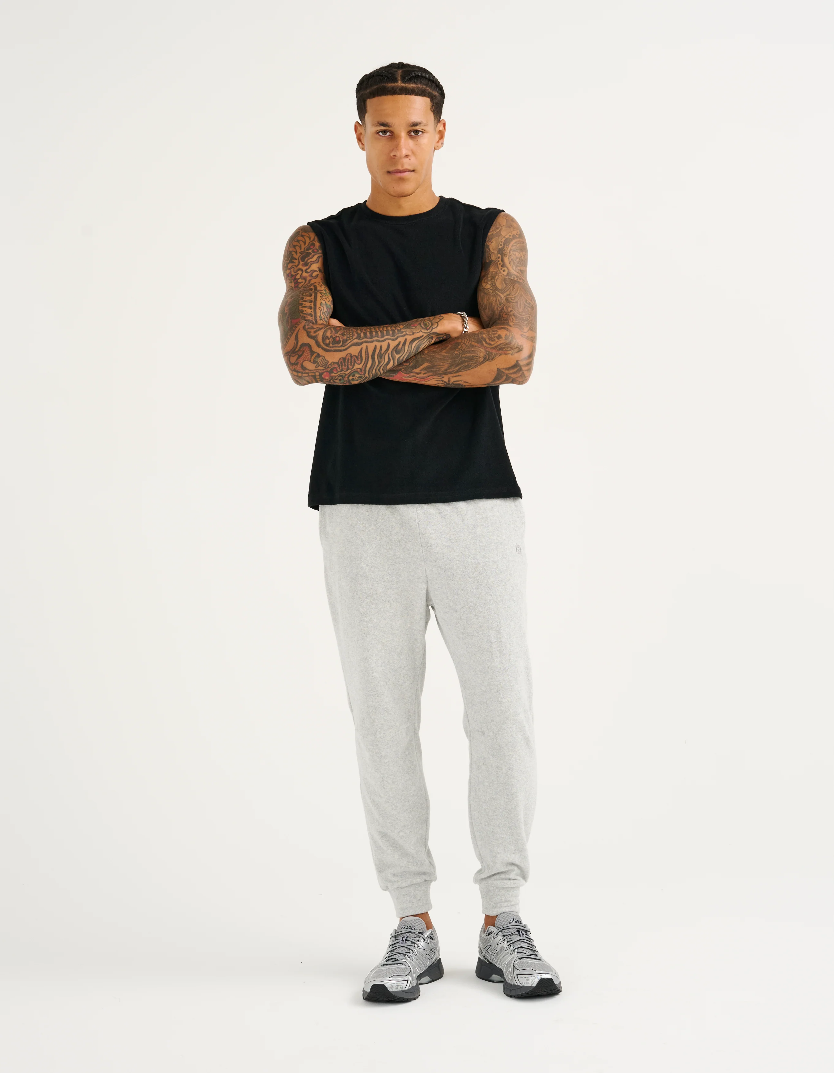 Terry Singlet - Black - Image 6