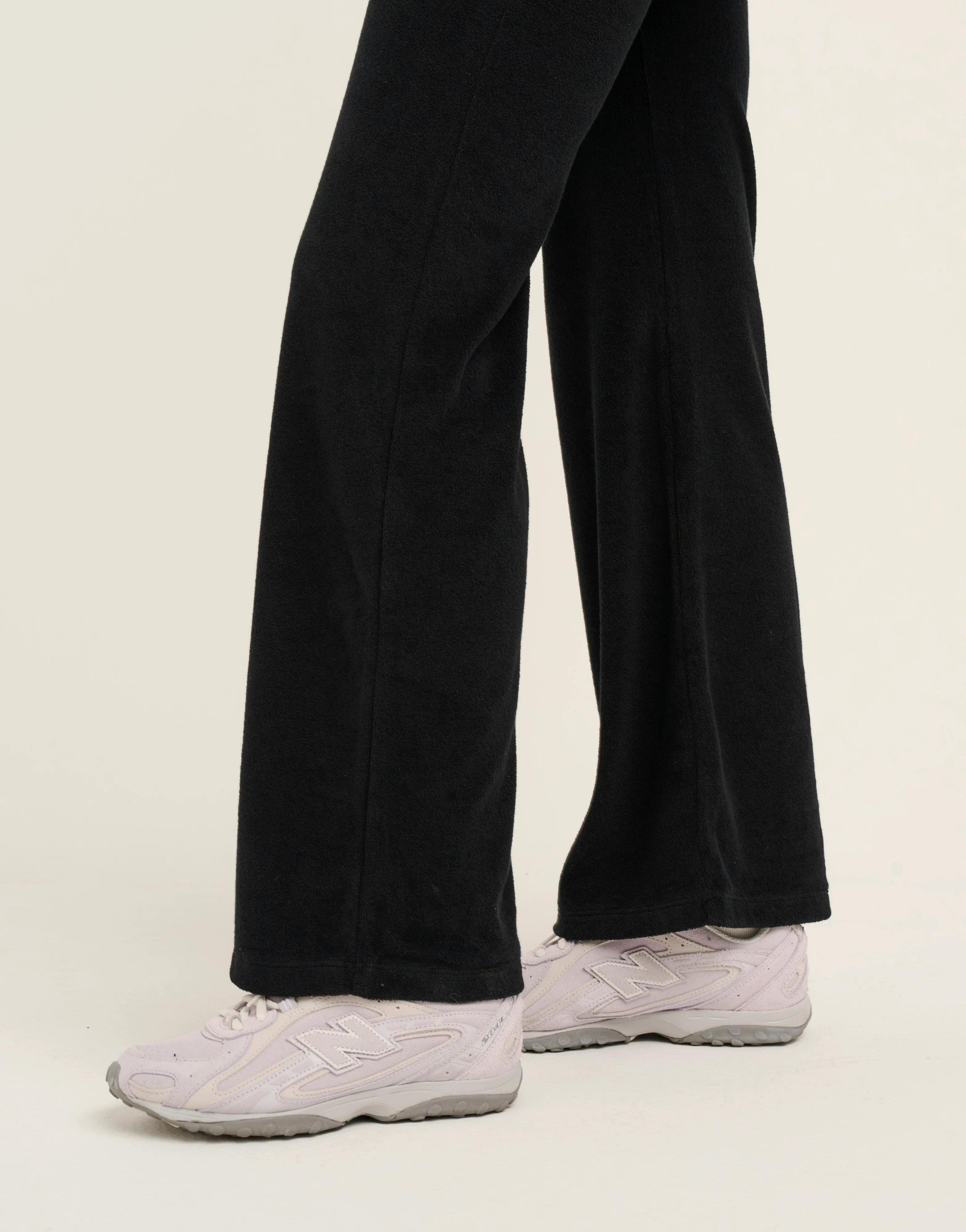 Terry Straight Leg Pant - Black - Image 12