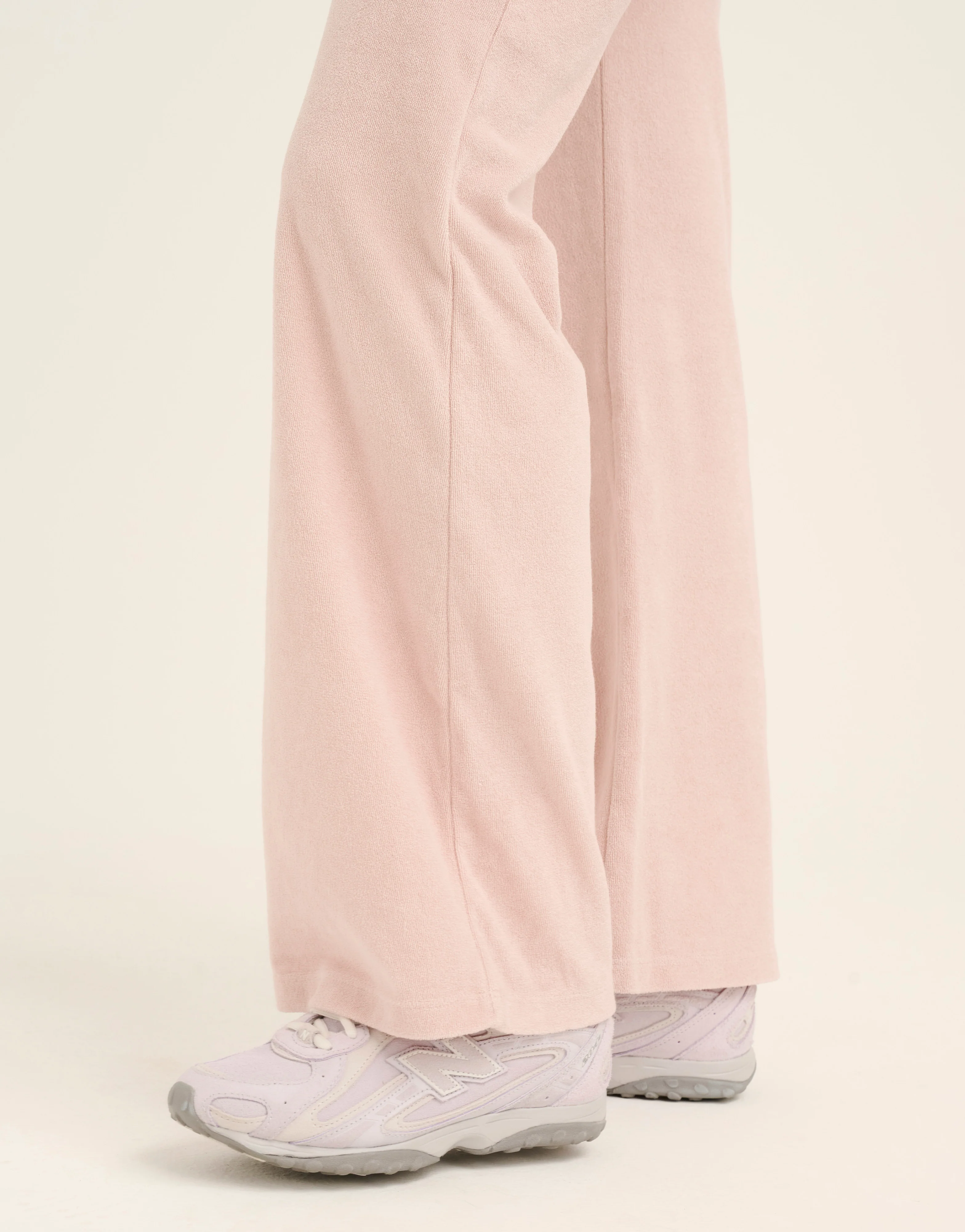 Terry Straight Leg Pant - Mauve - Image 10