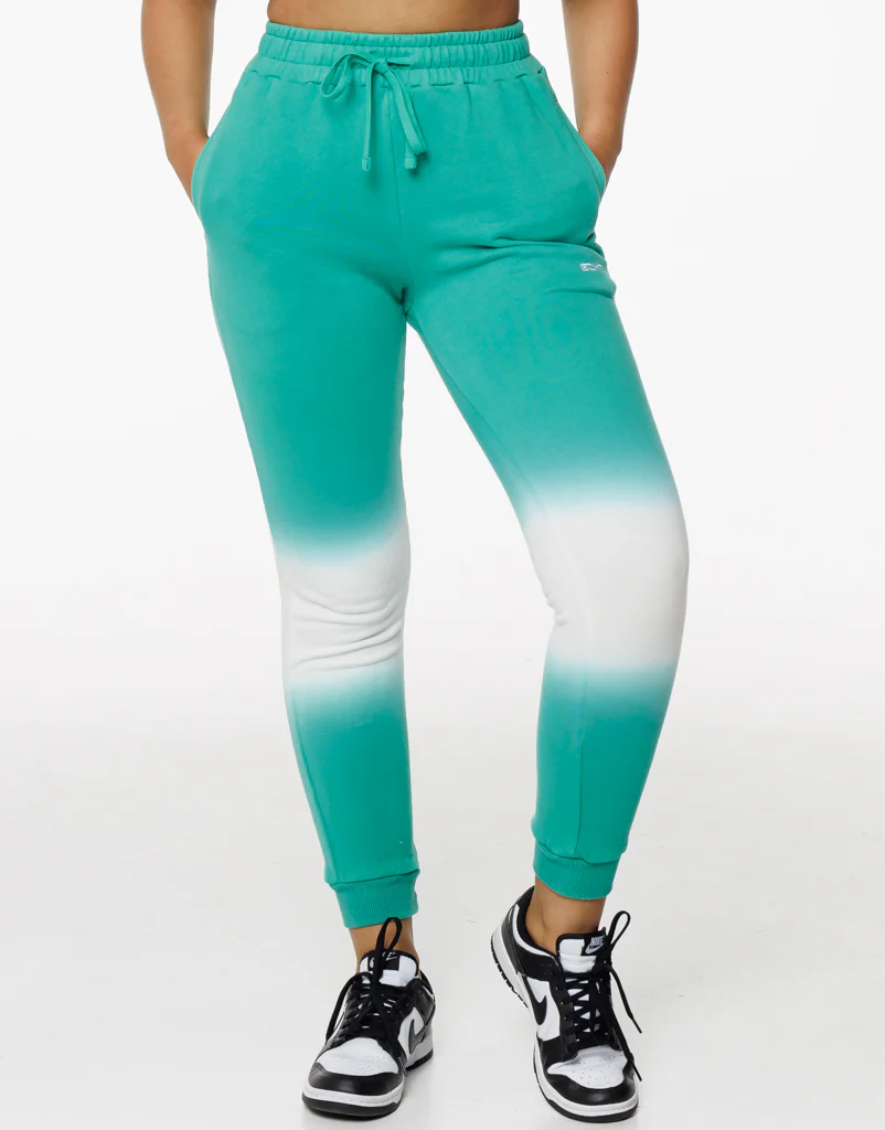 Tie Dye Joggers - Green - Image 7