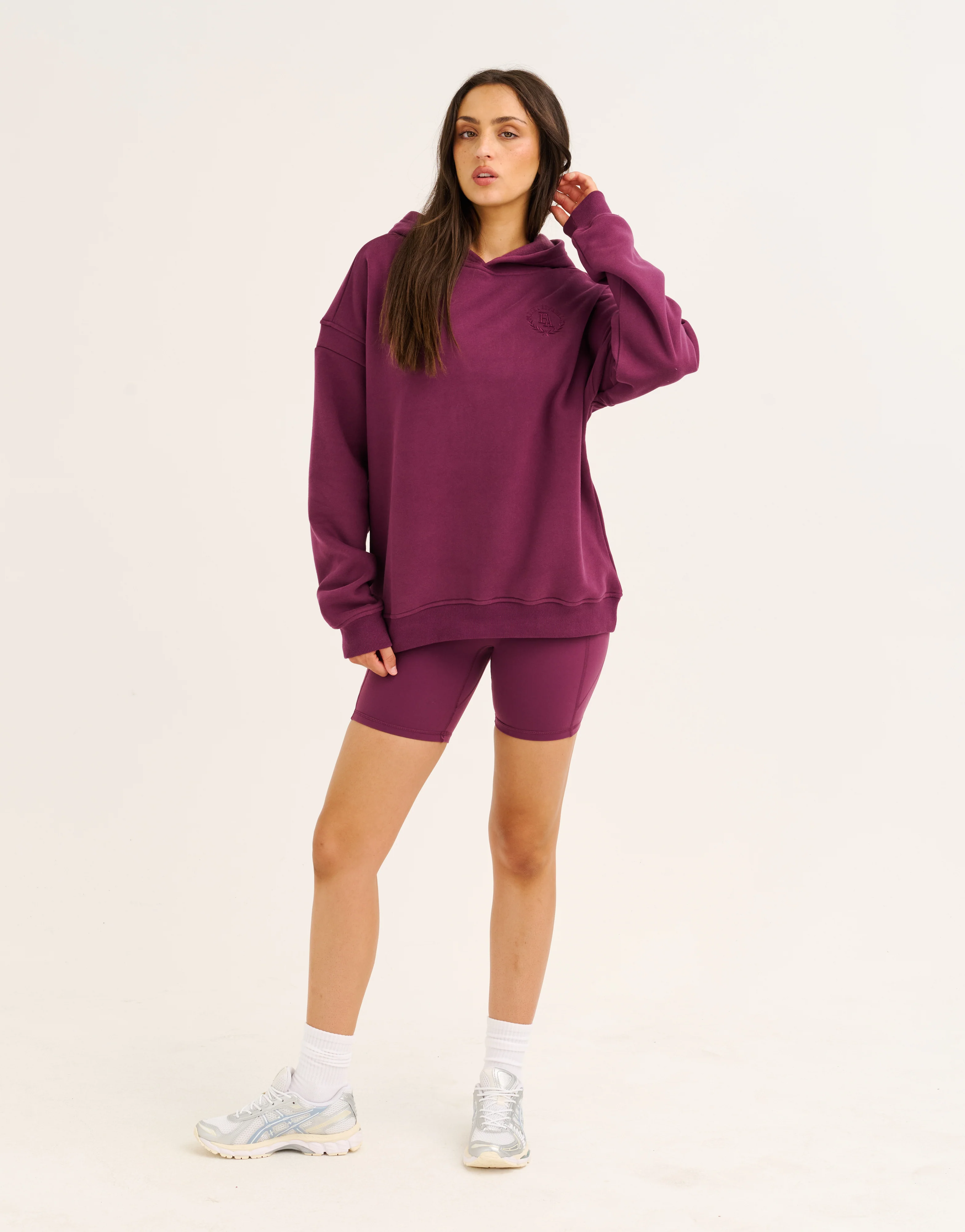 Top Marks Hoodie - Blackberry - Image 10