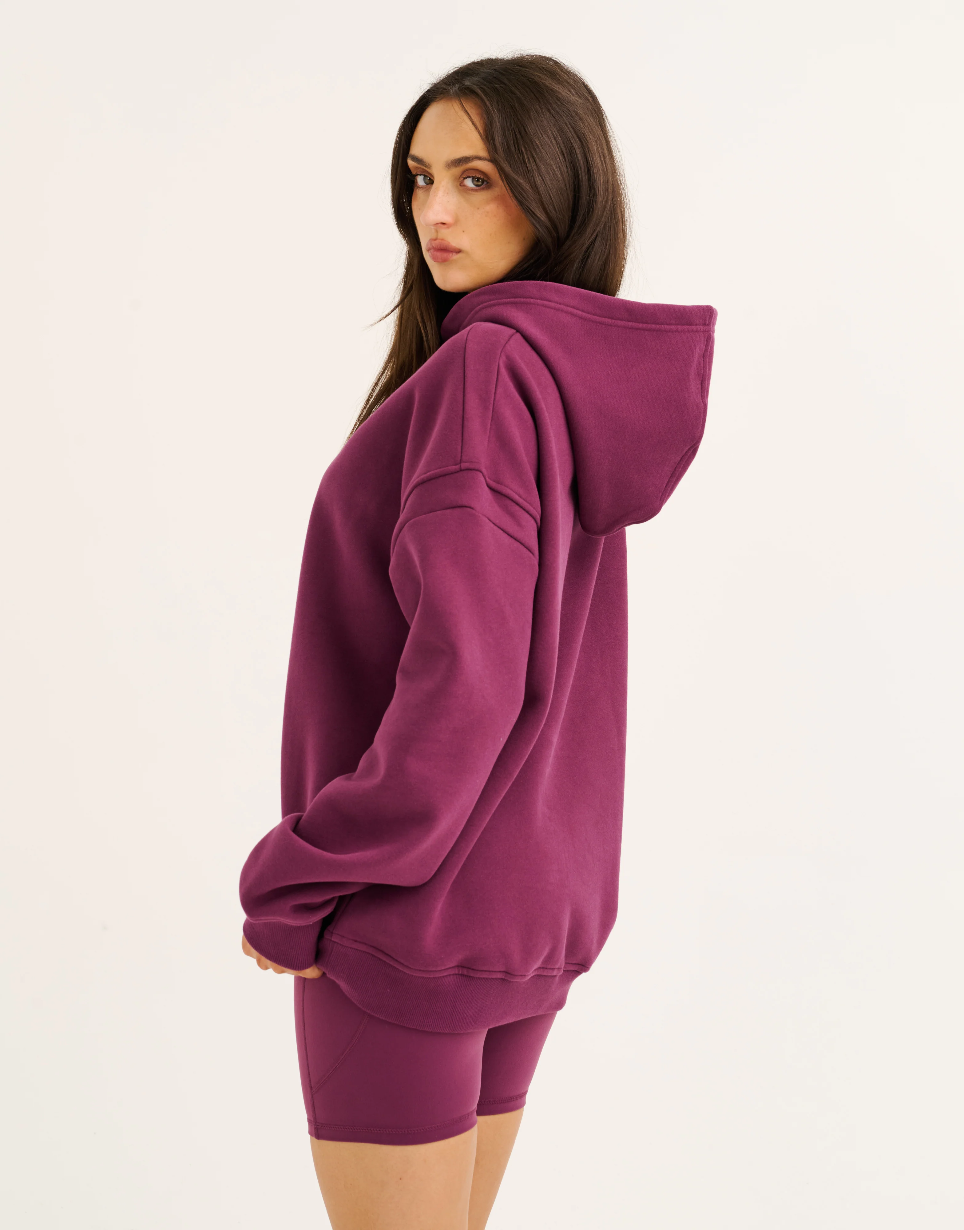 Top Marks Hoodie - Blackberry - Image 2