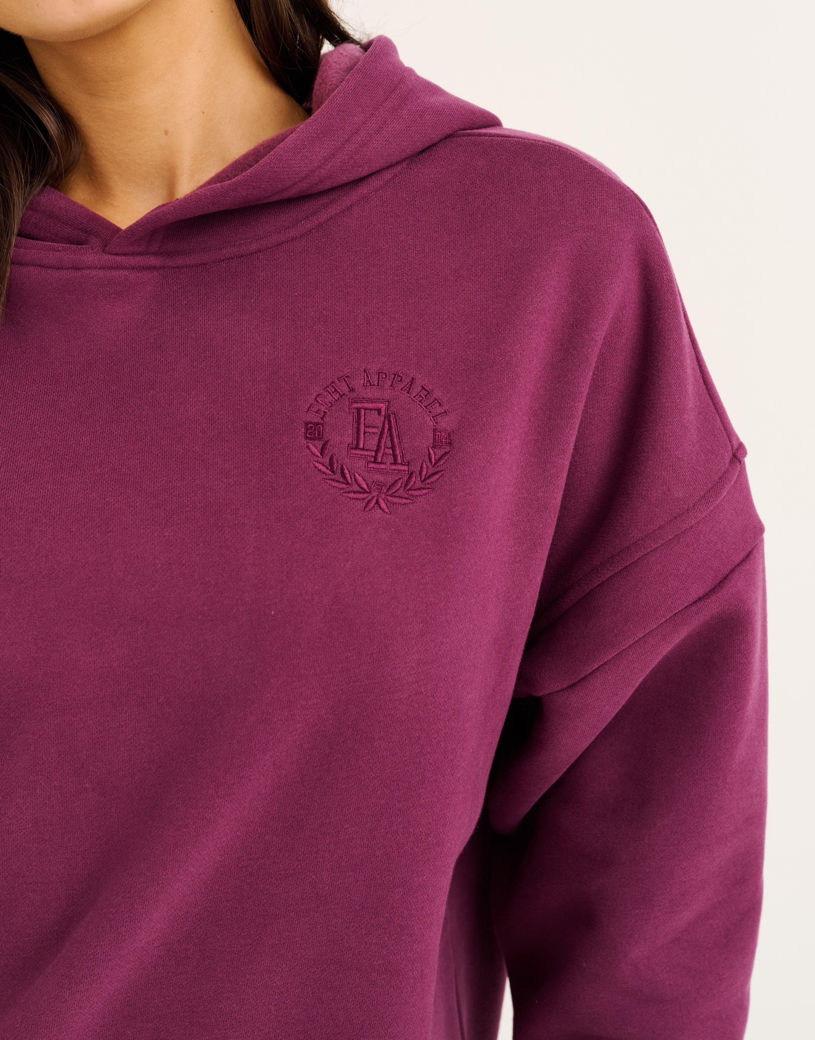 Top Marks Hoodie - Blackberry - Image 6