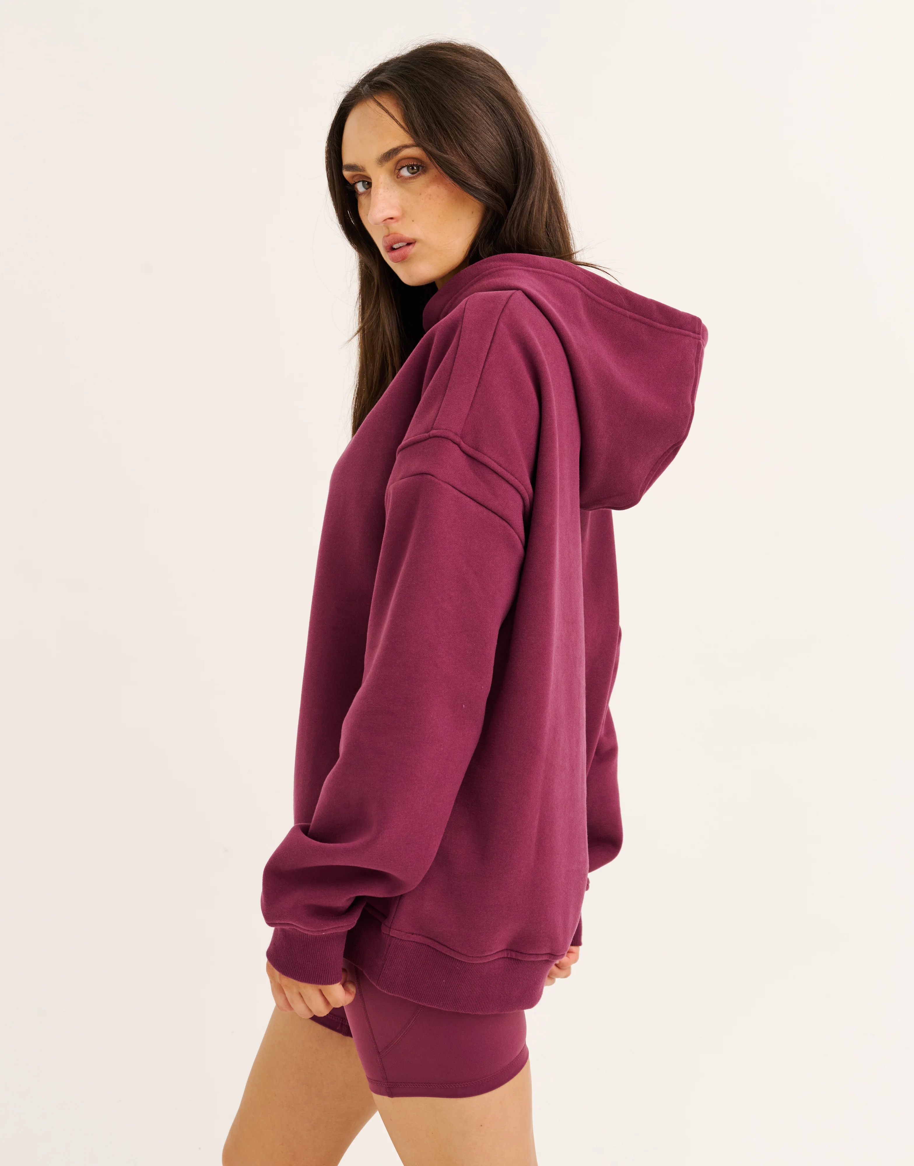 Top Marks Hoodie - Blackberry - Image 7
