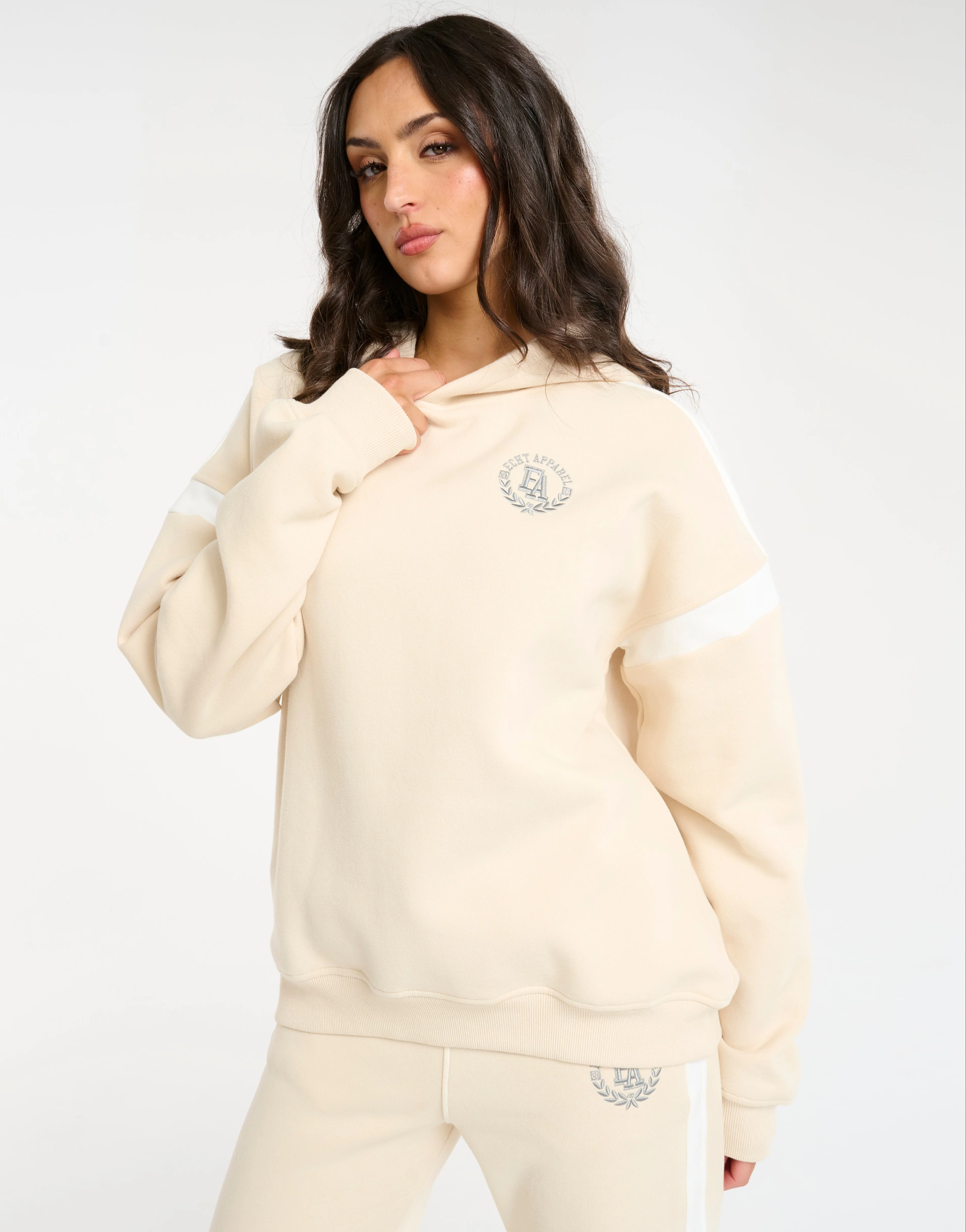 Top Marks Hoodie - Cream - Image 3