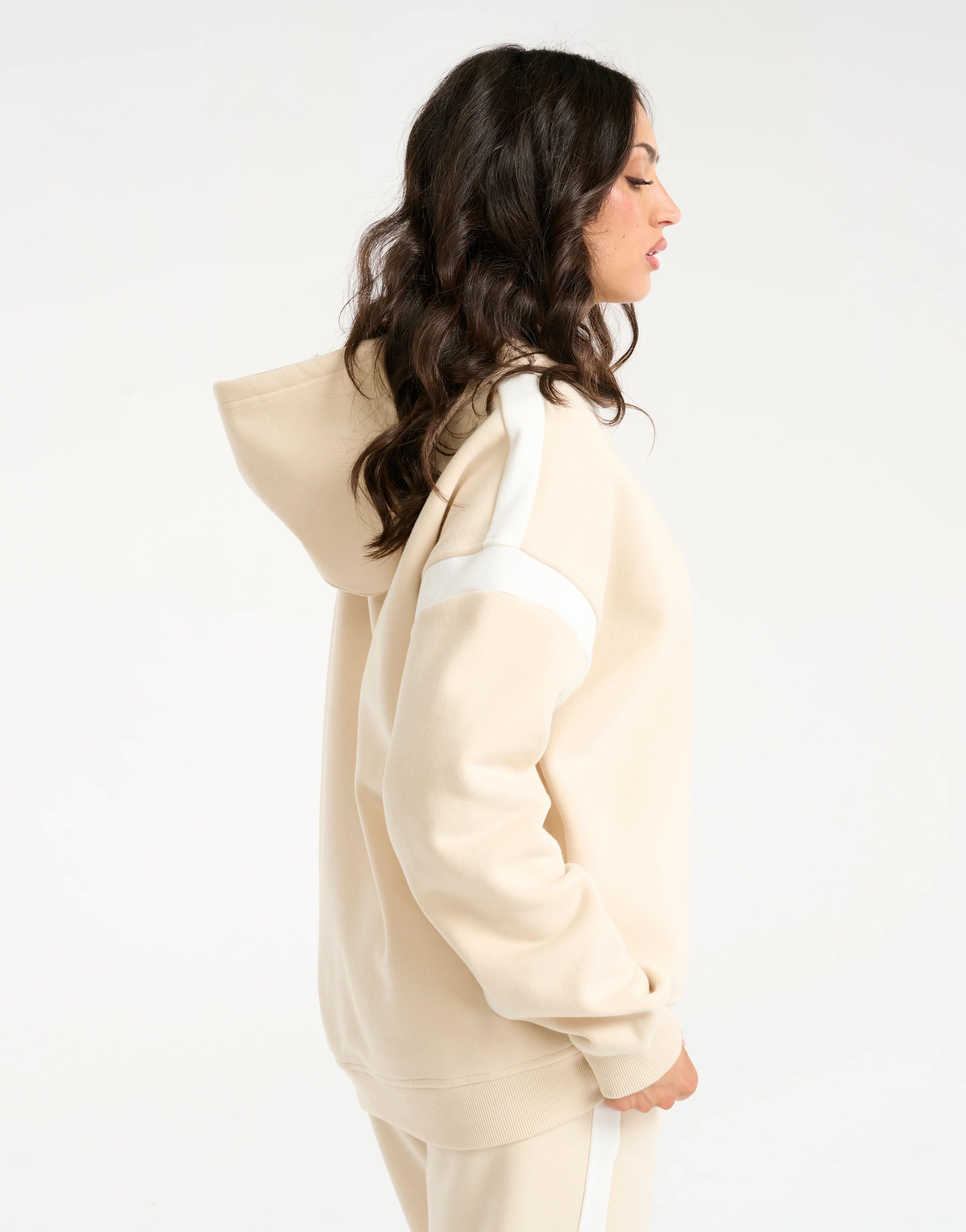 Top Marks Hoodie - Cream - Image 6
