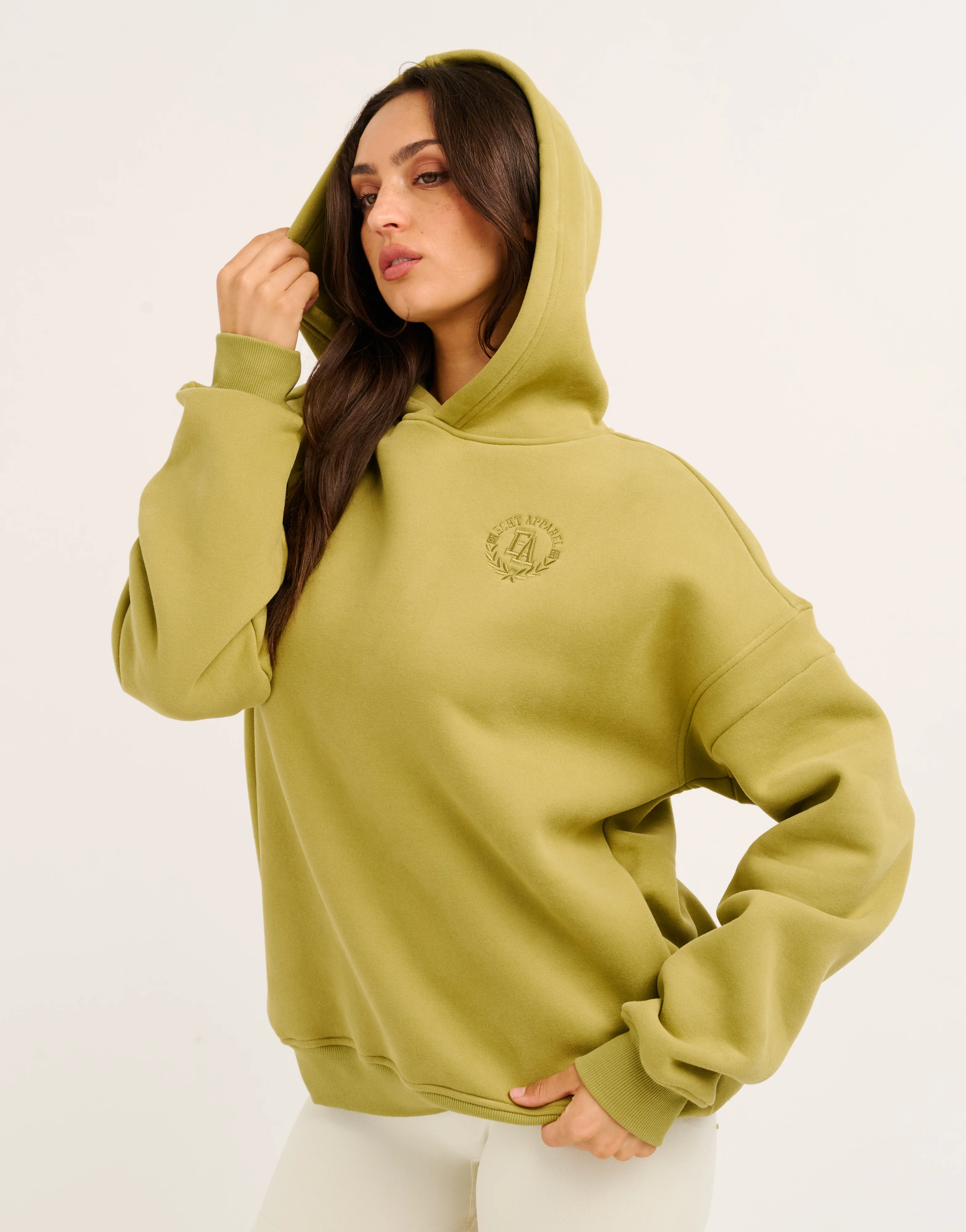 Top Marks Hoodie - Olive - Image 12