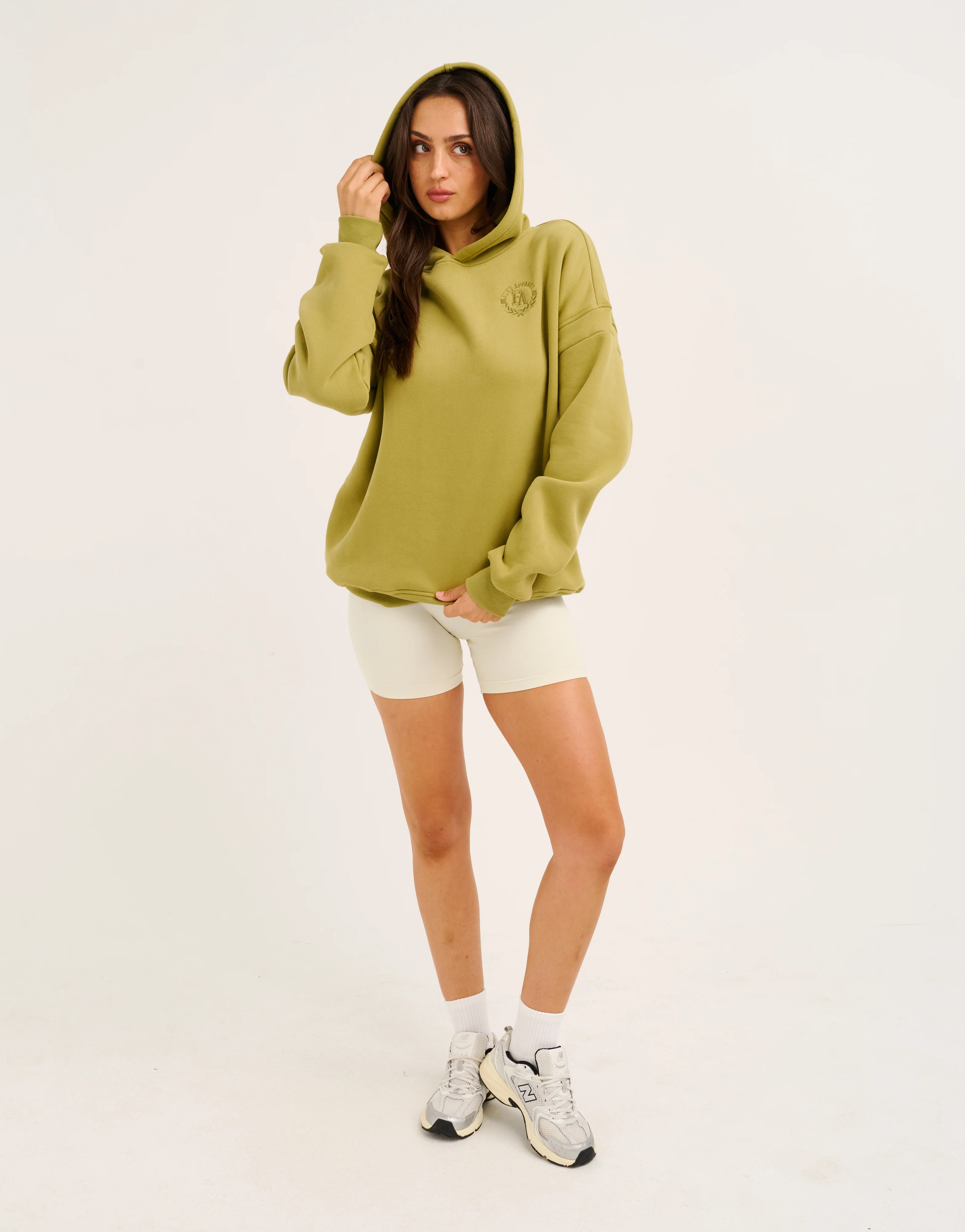 Top Marks Hoodie - Olive - Image 13