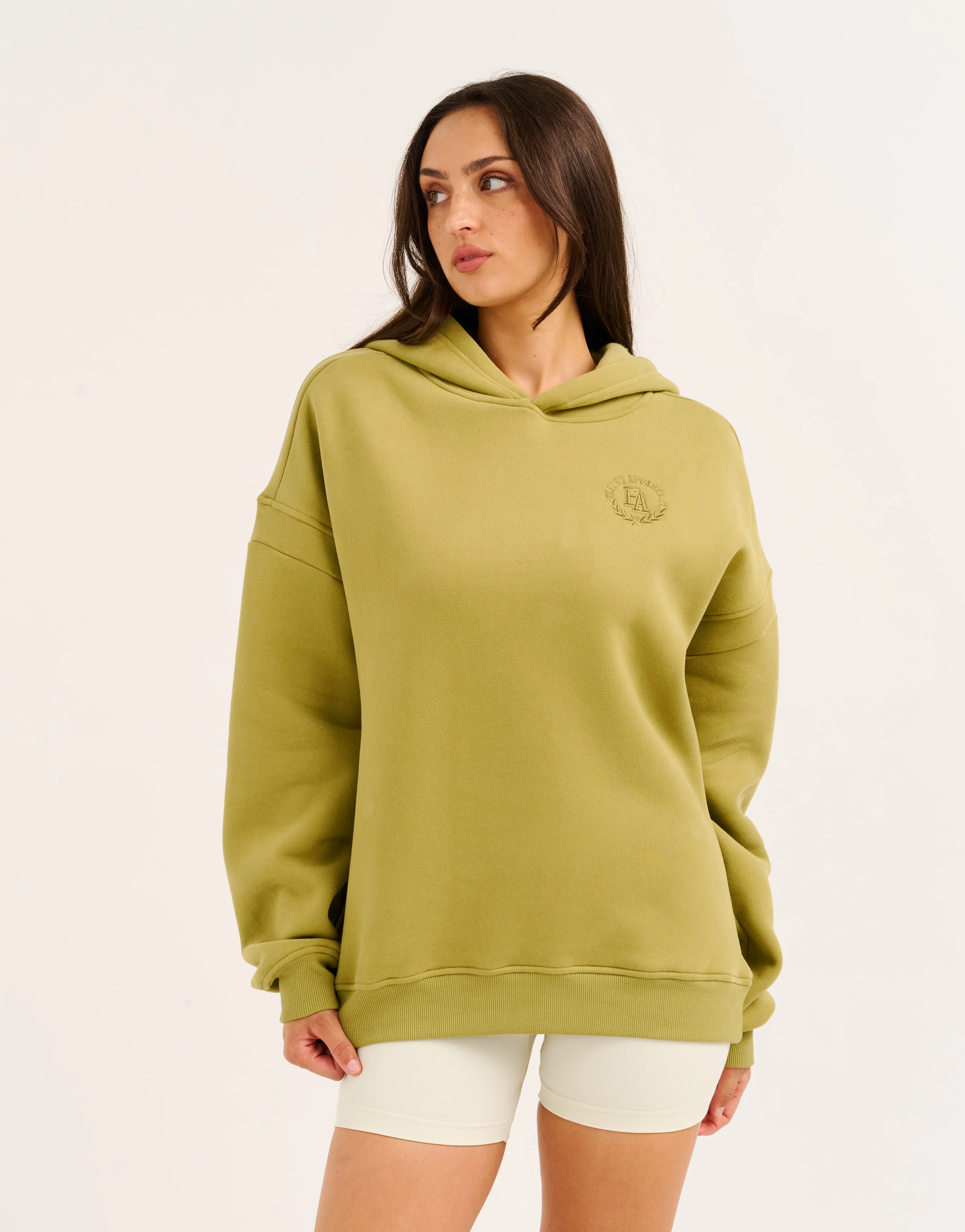 Top Marks Hoodie - Olive - Image 4