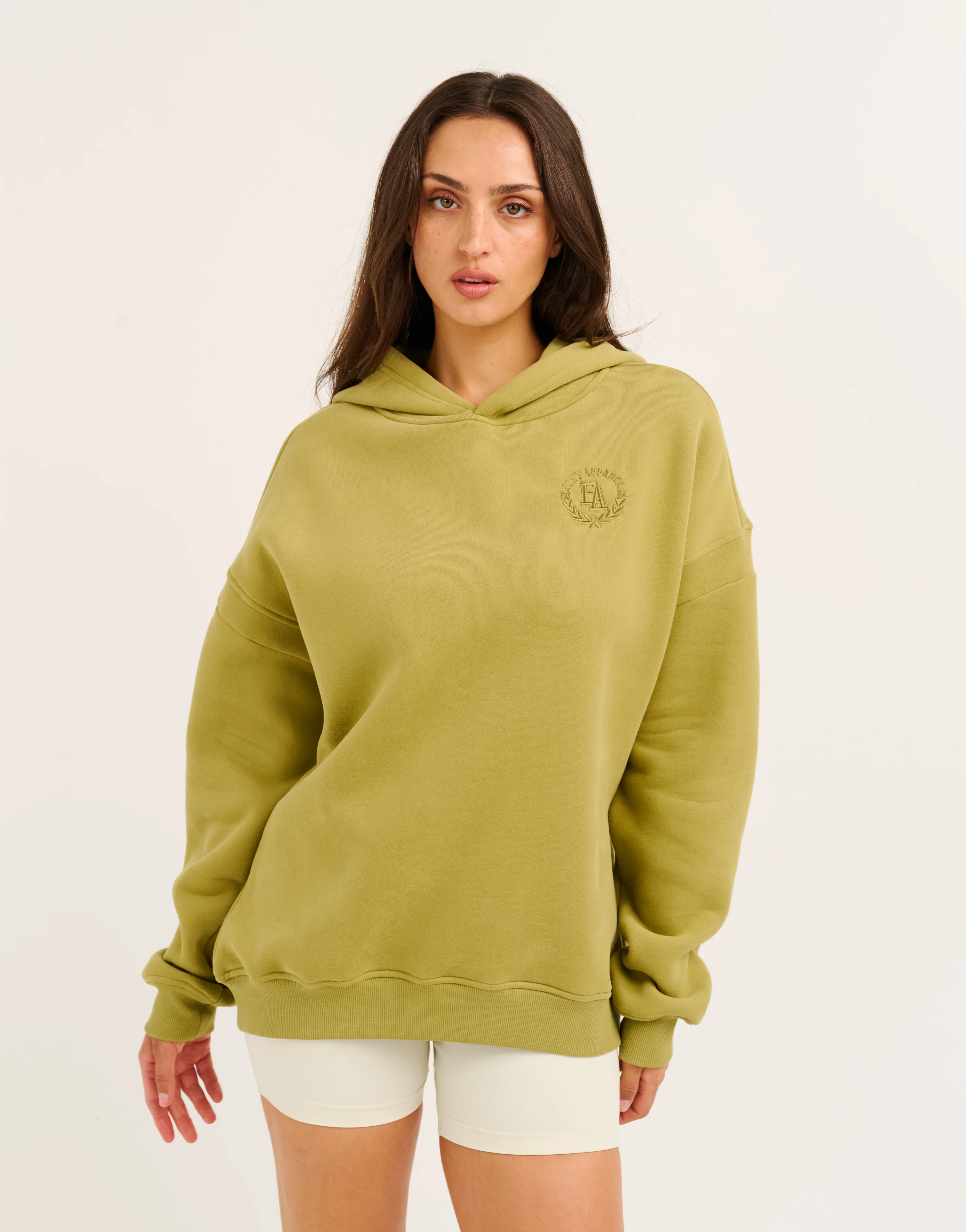 Top Marks Hoodie - Olive - Image 6