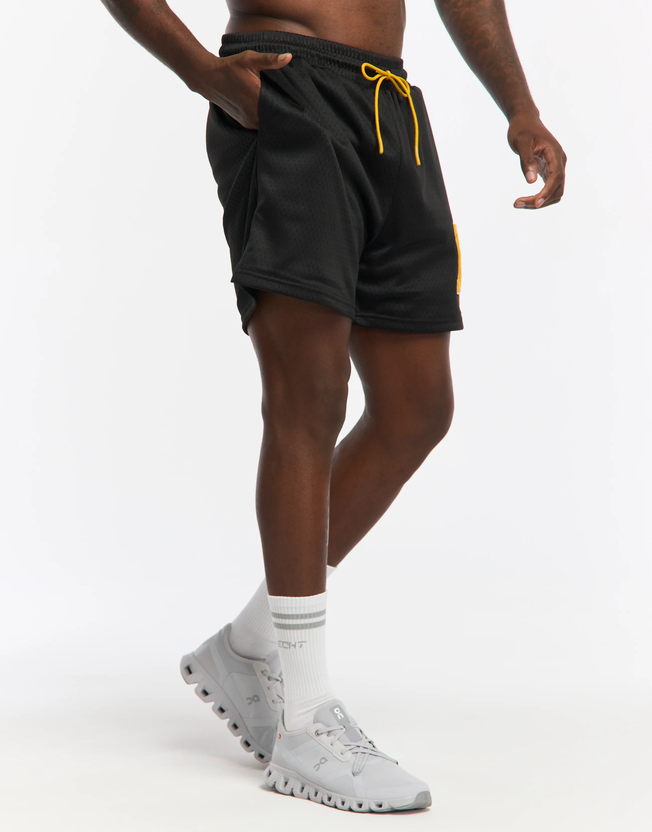 Top Marks Shorts - Black/Yellow - Image 10
