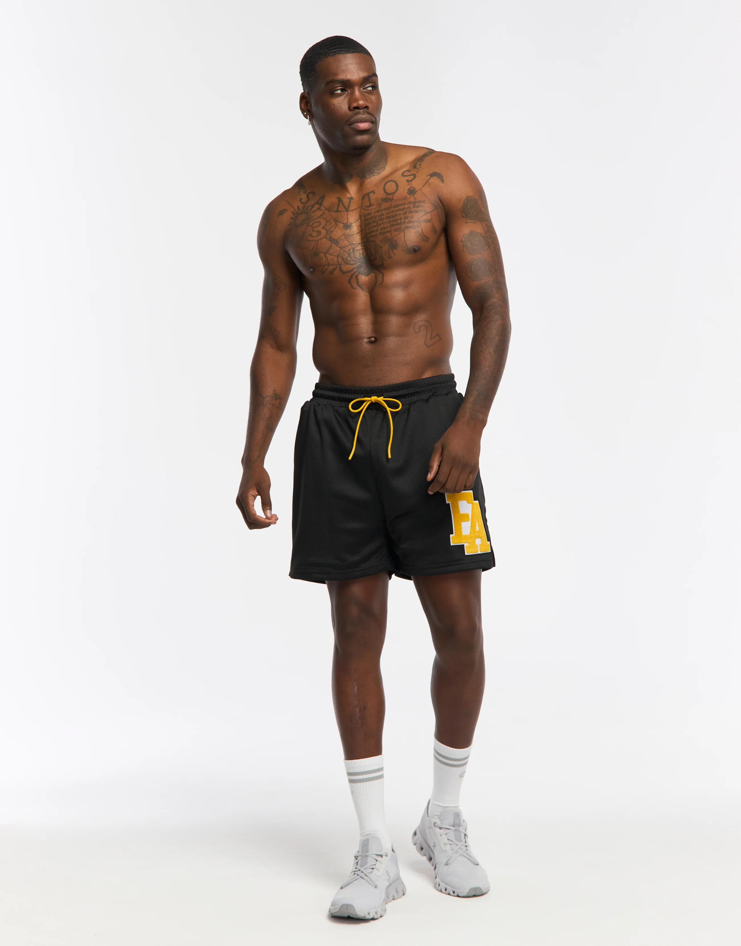 Top Marks Shorts - Black/Yellow - Image 4