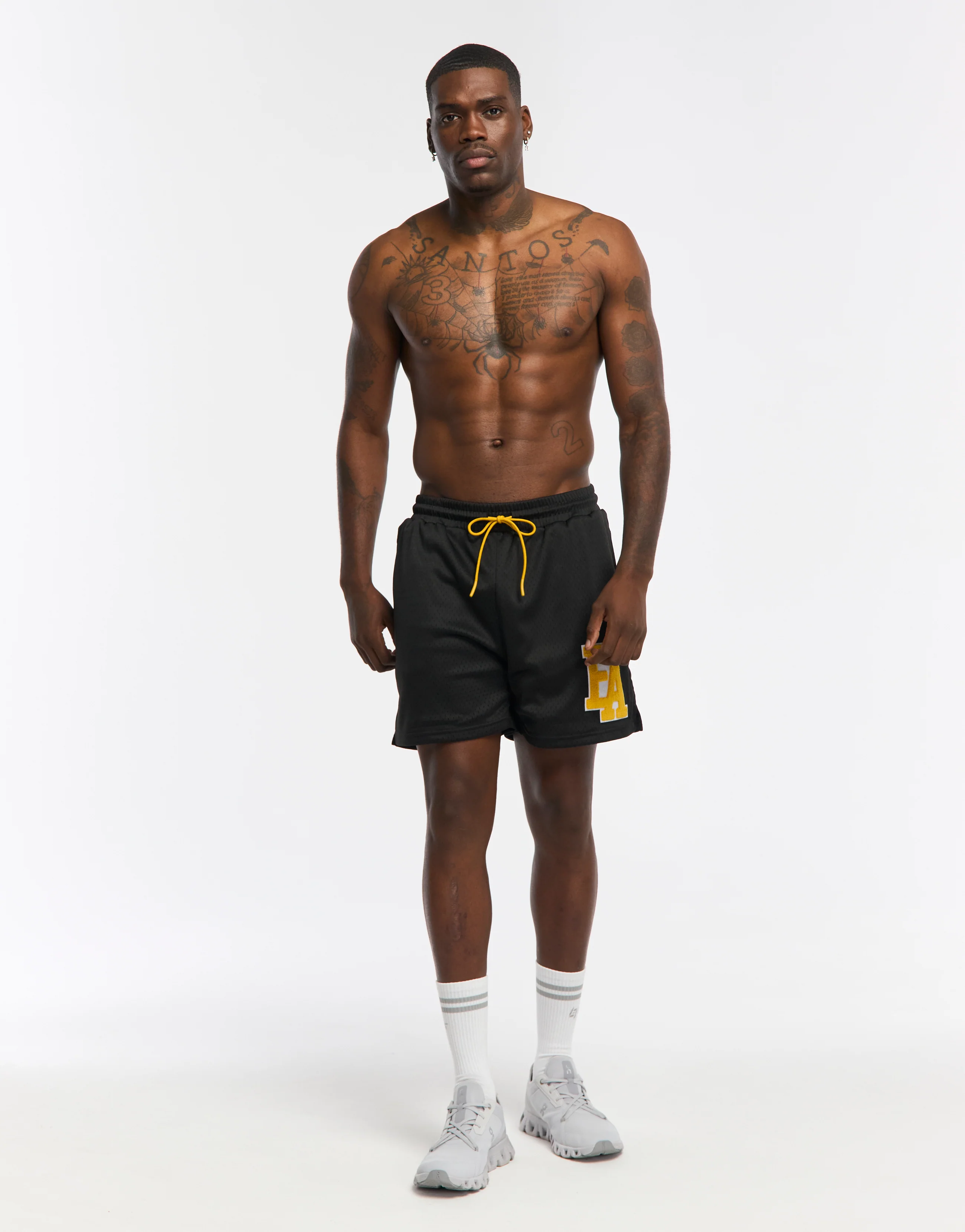 Top Marks Shorts - Black/Yellow - Image 8